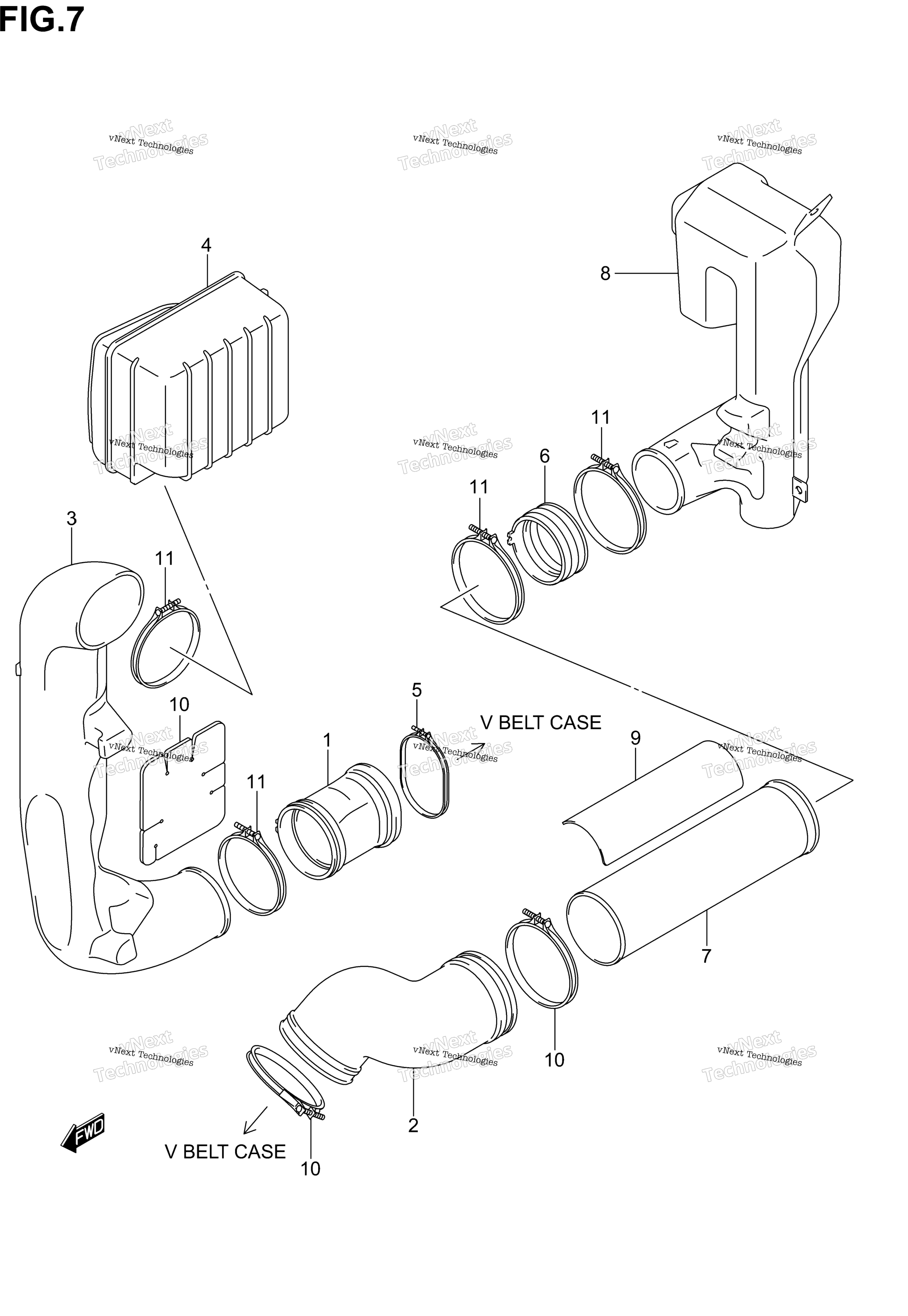 Система охлаждения Duct