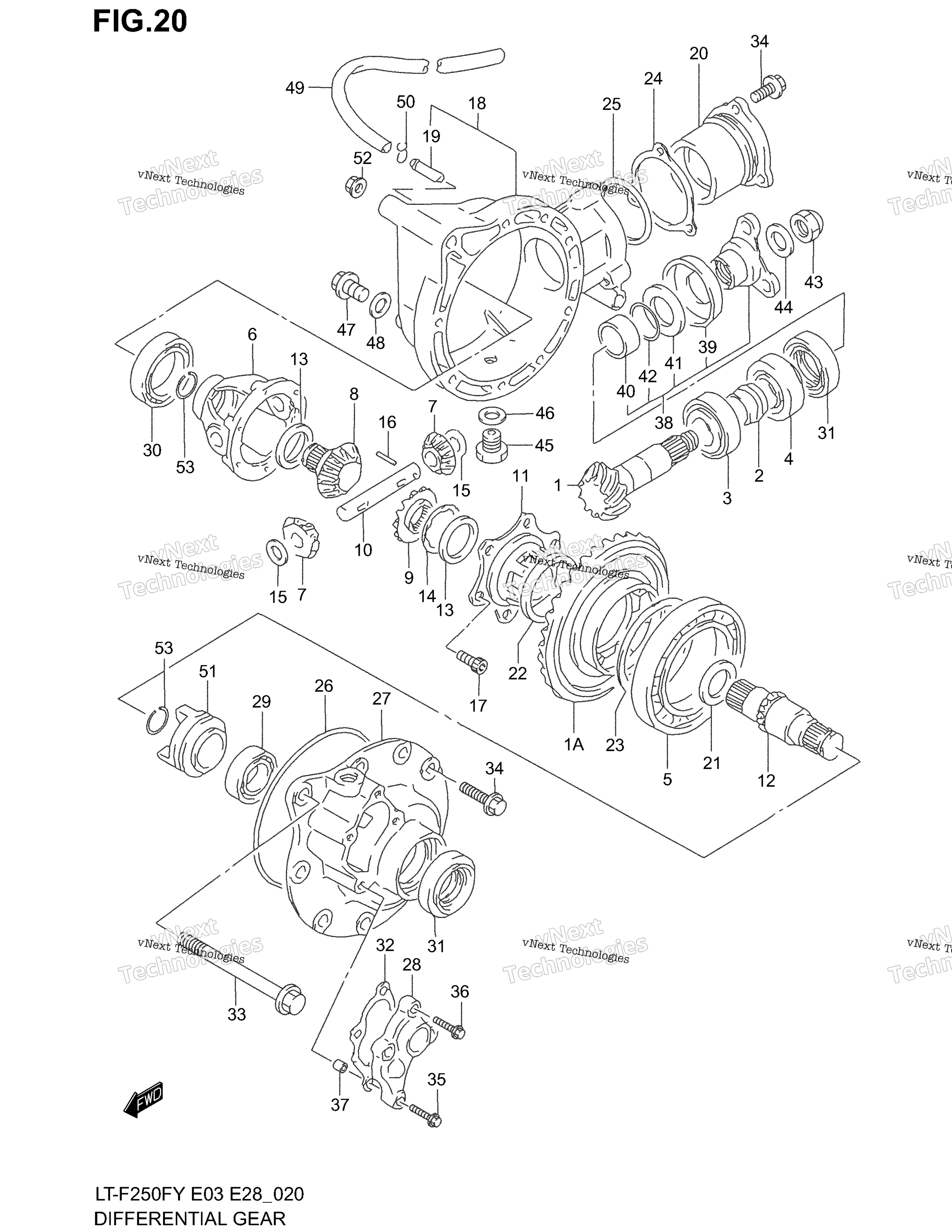 Differential передача