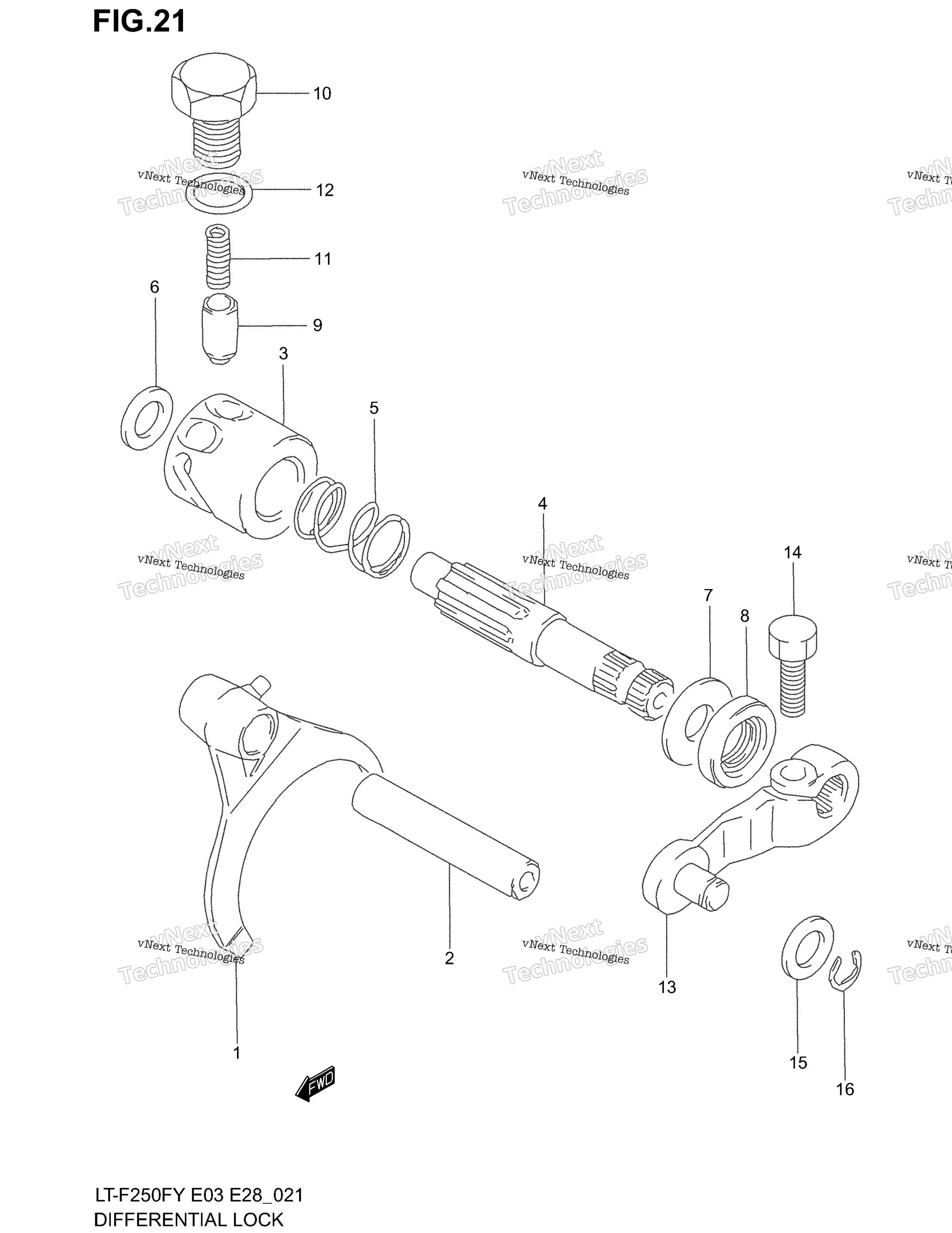 Differential замок