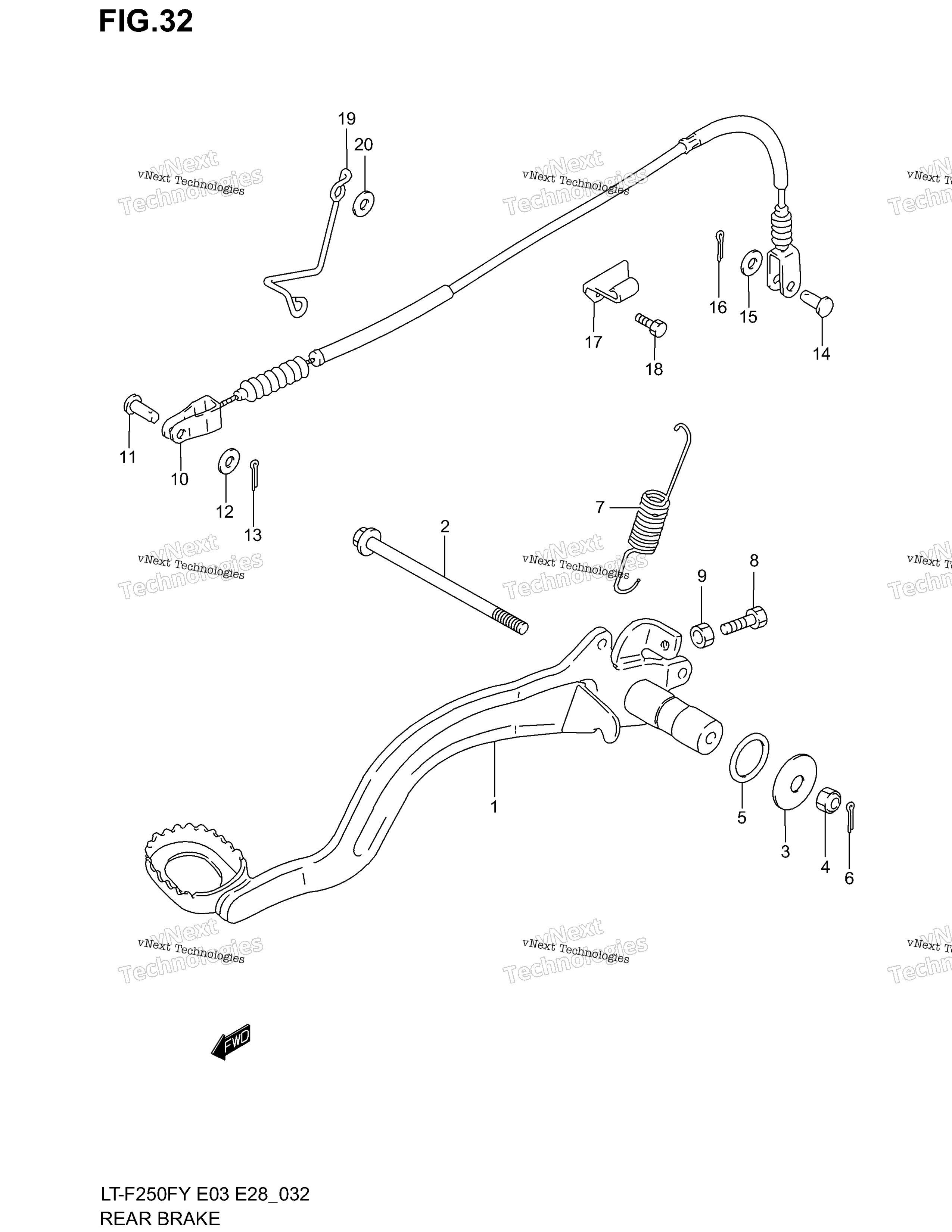 Задний тормоз