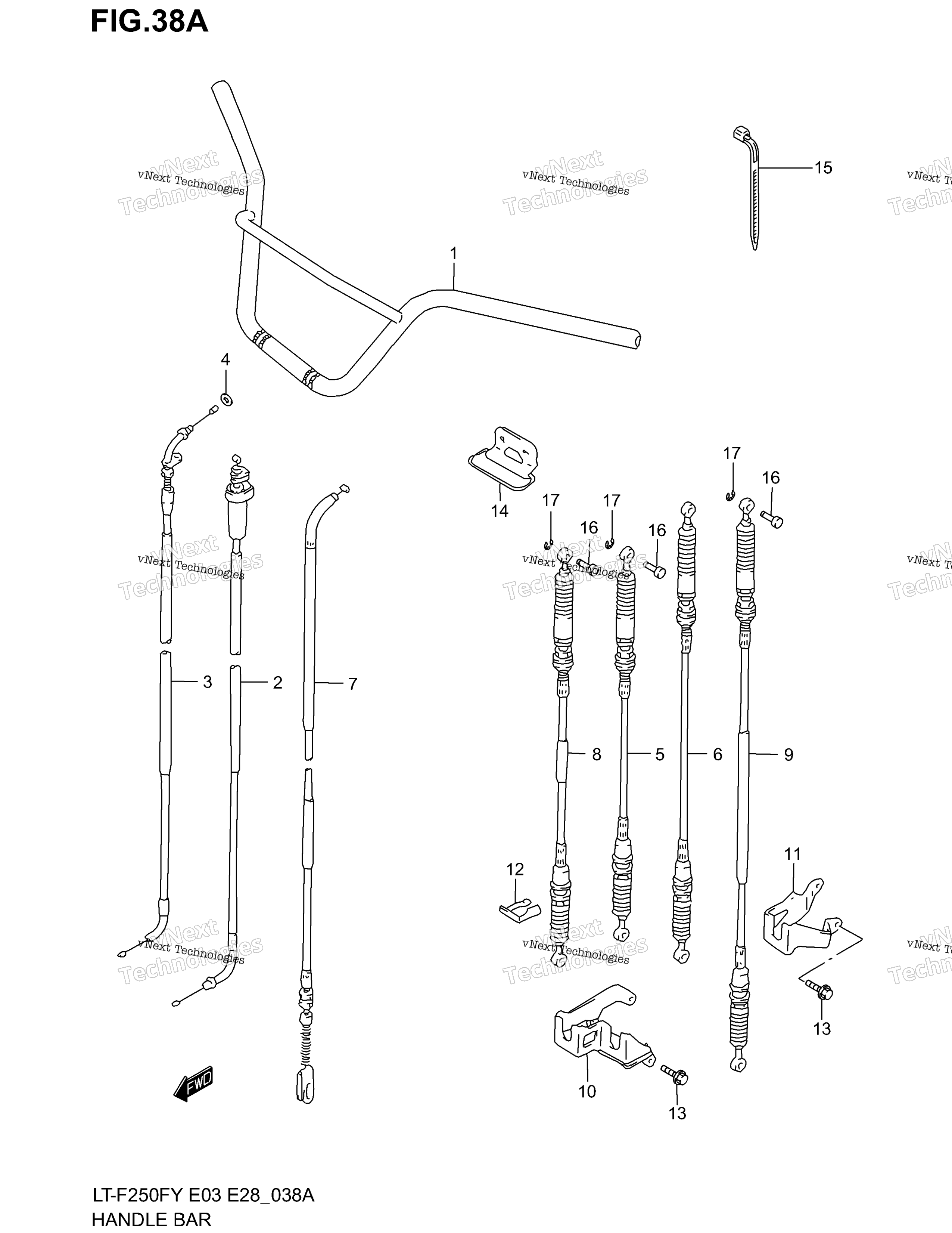 Руль - Cable (Model K1/K2)