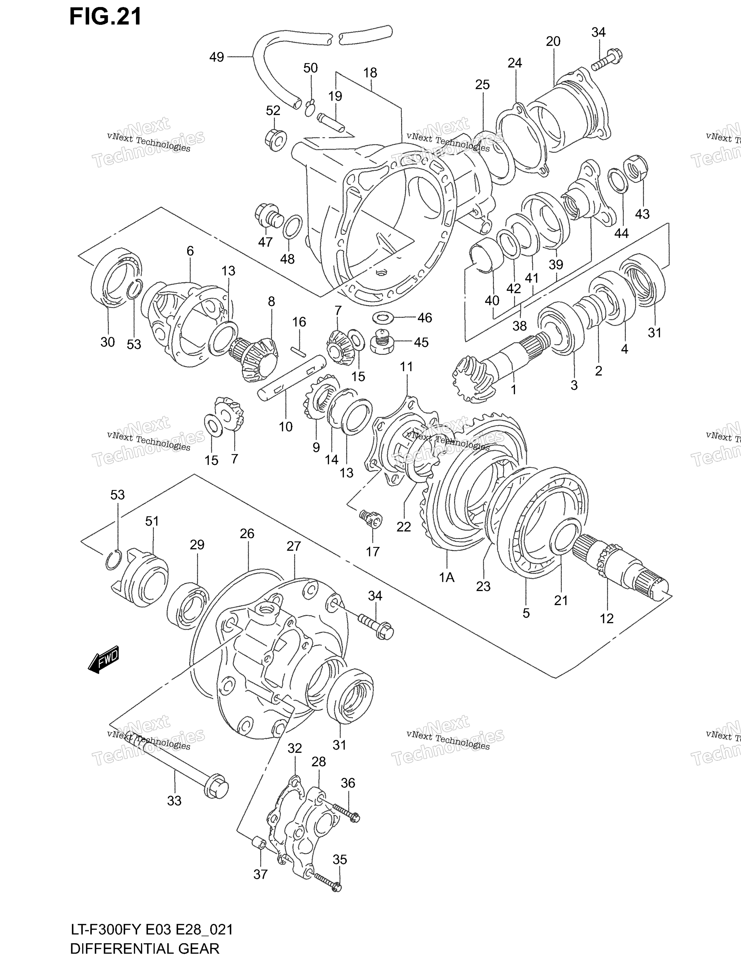 Differential передача