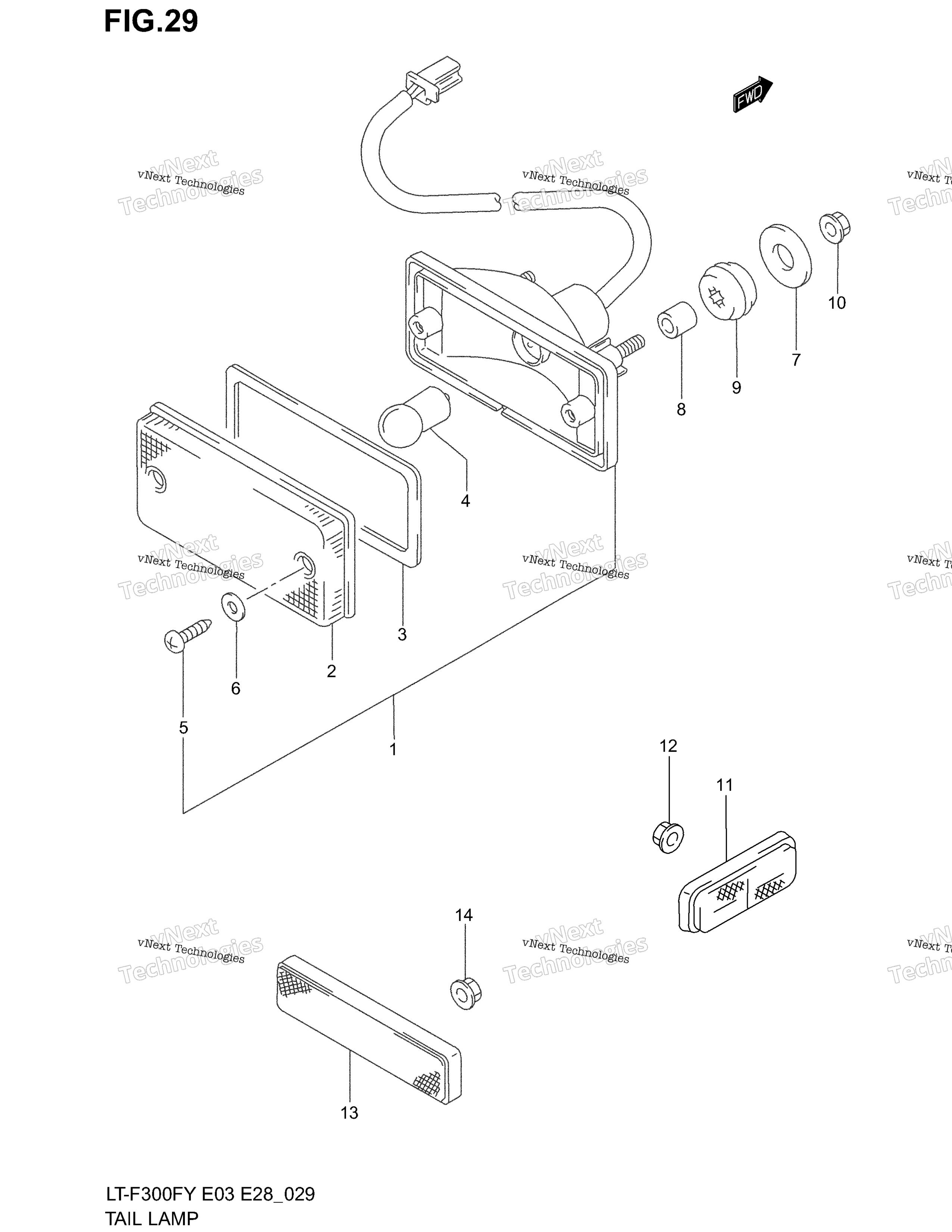 Tail Lamp (Model X / Y)
