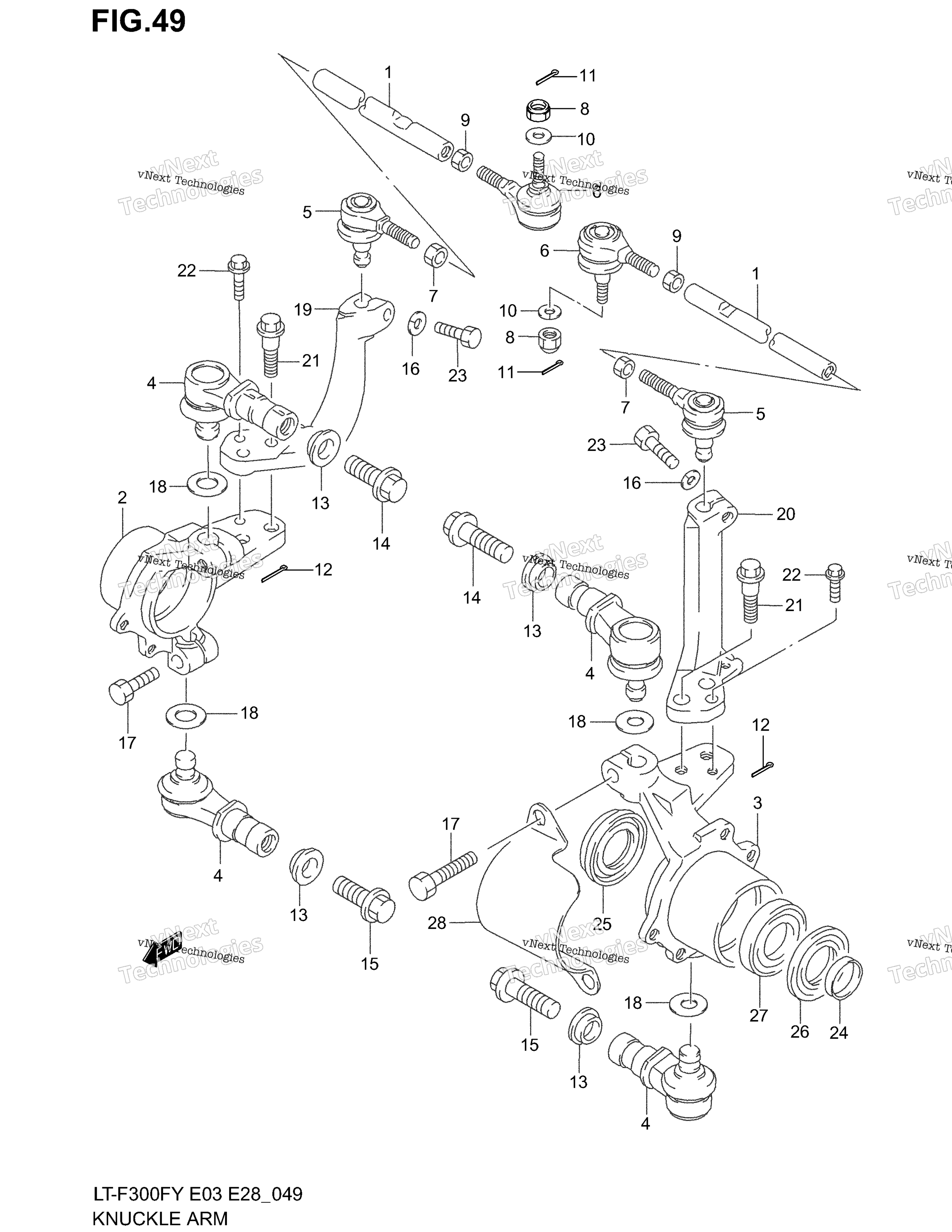Knuckle Arm (Model X / Y / K1)