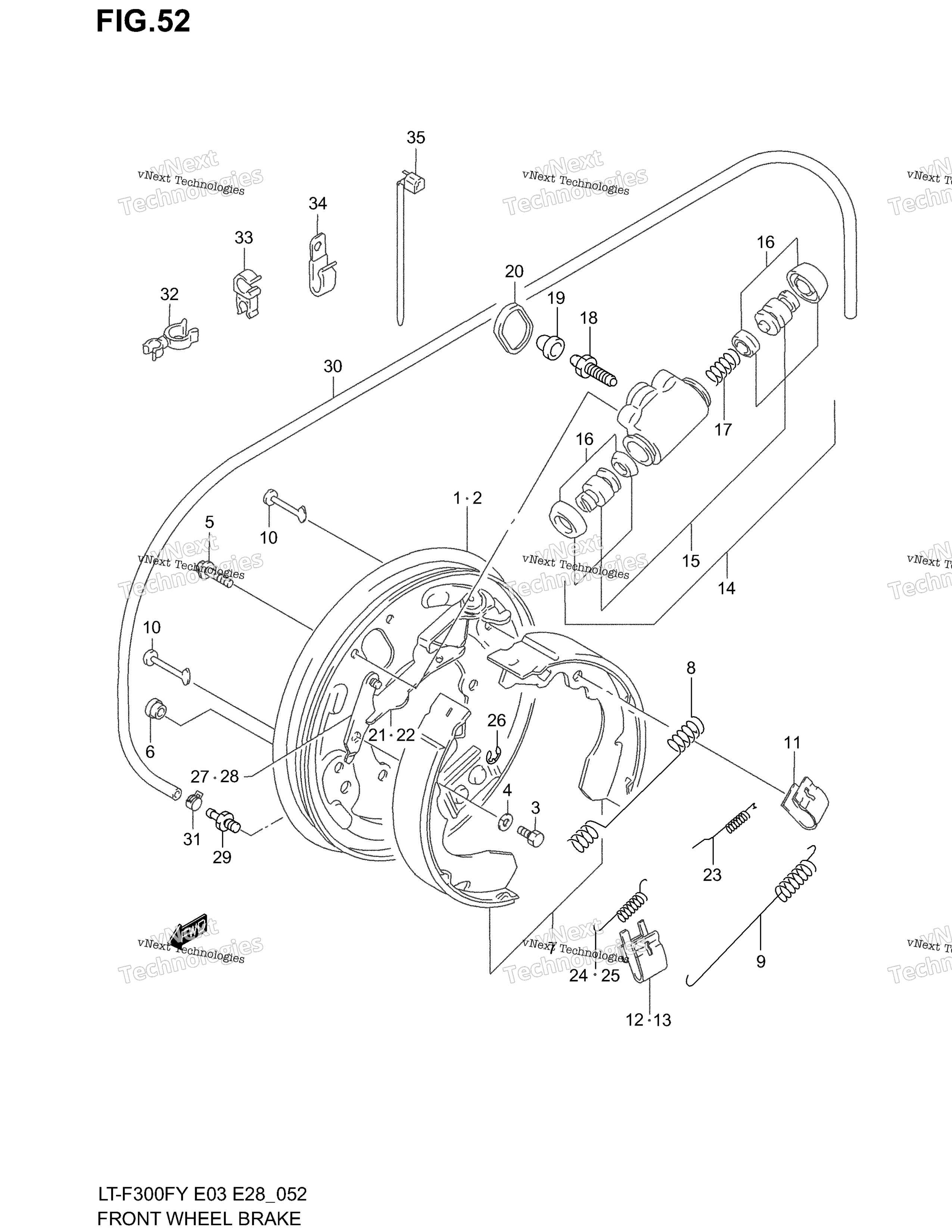 Переднее колесо Brake (Model X/Y/K1)