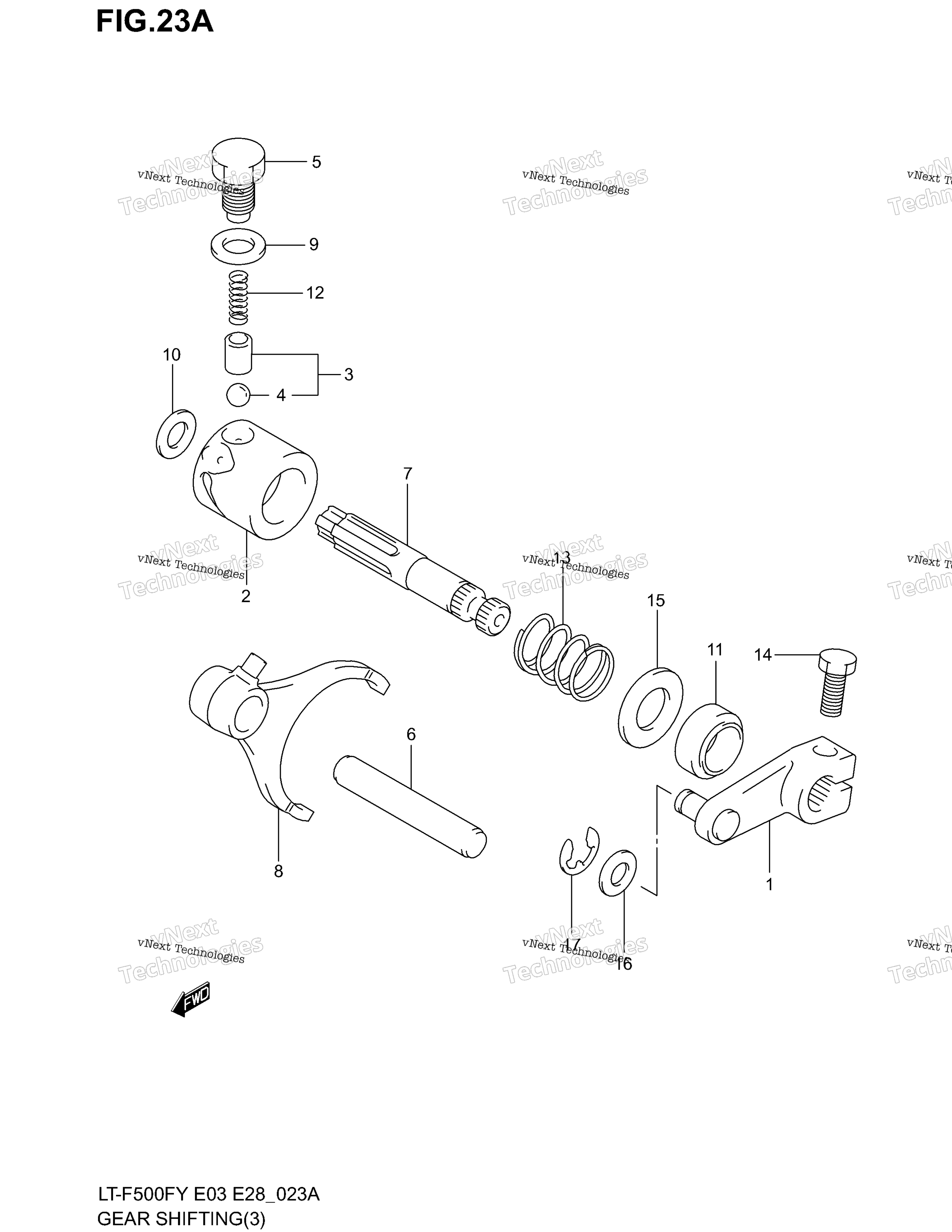 передача Shifting (3)(Model K1 / K2)