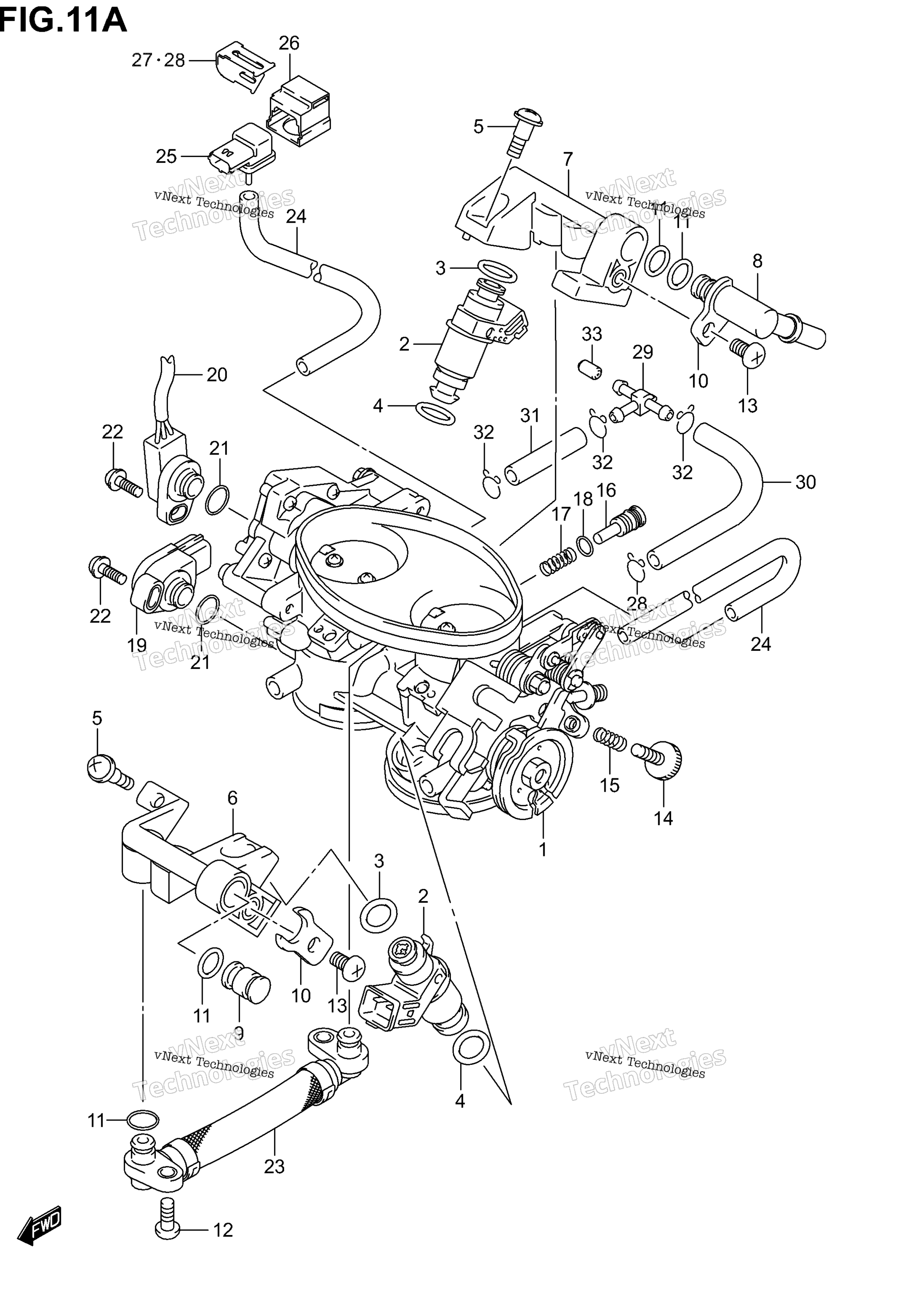Дроссельный узел (Model K5)