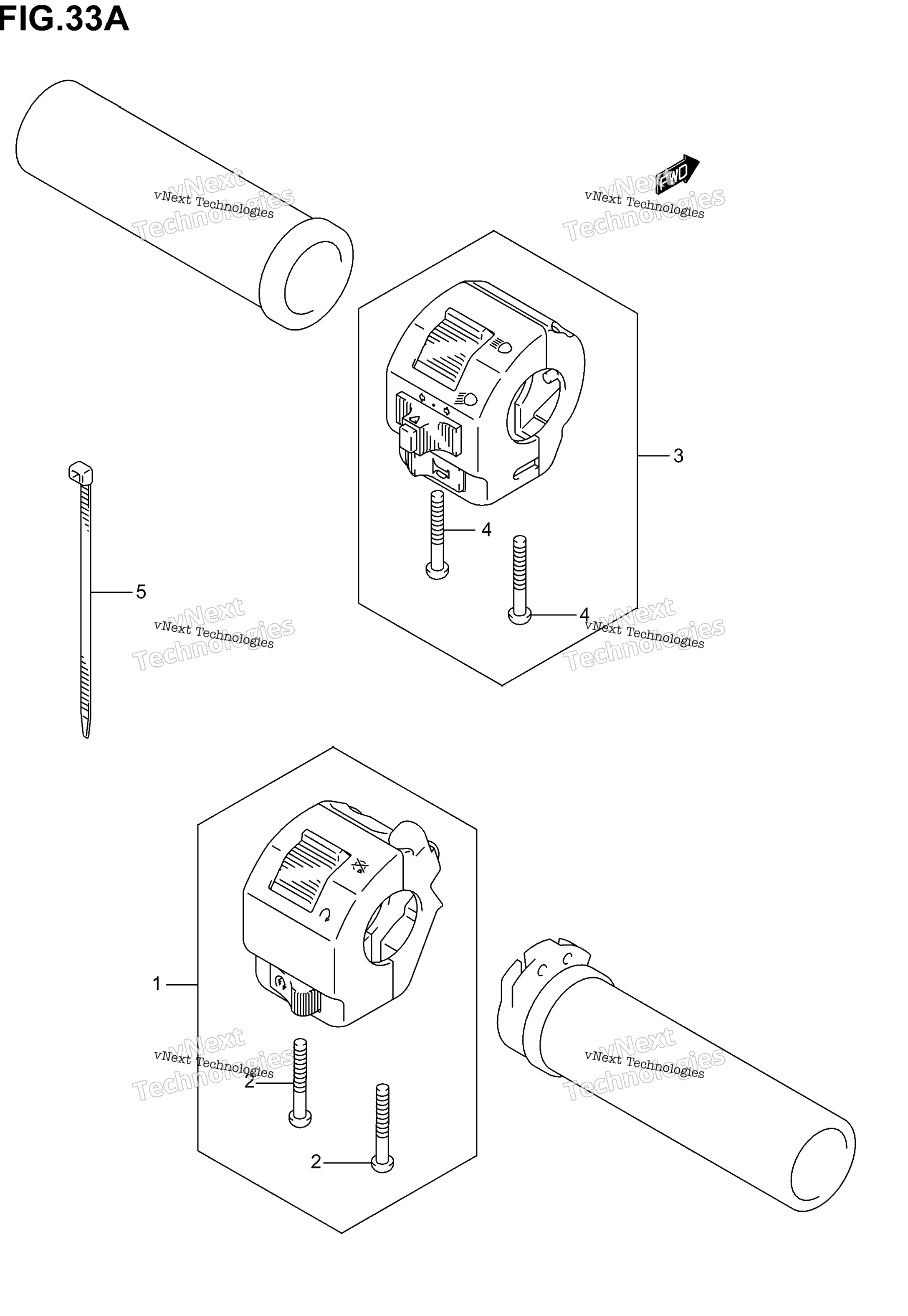 Переключатели на руле (Model K3)