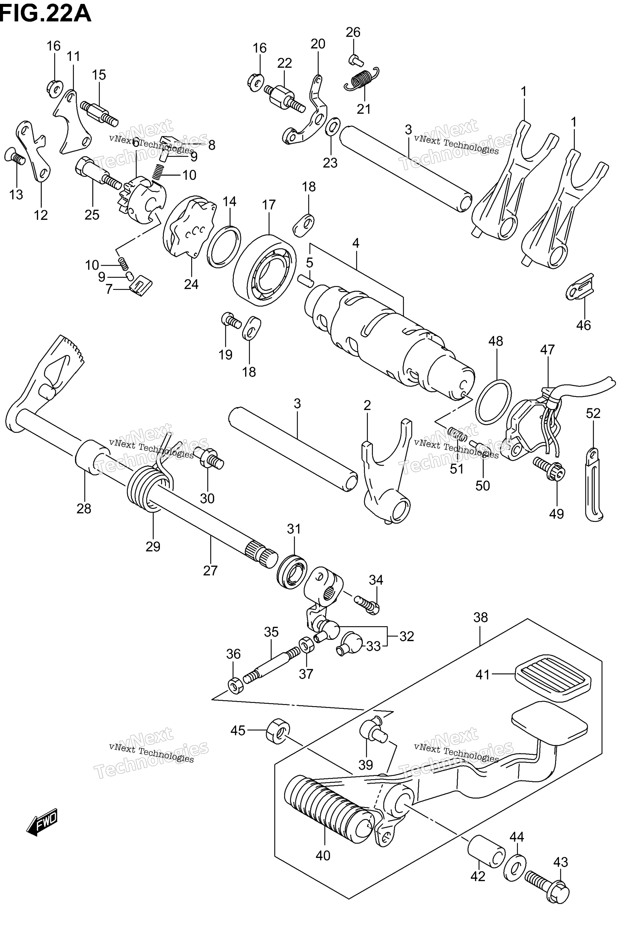 передача Shifting (Model K5)