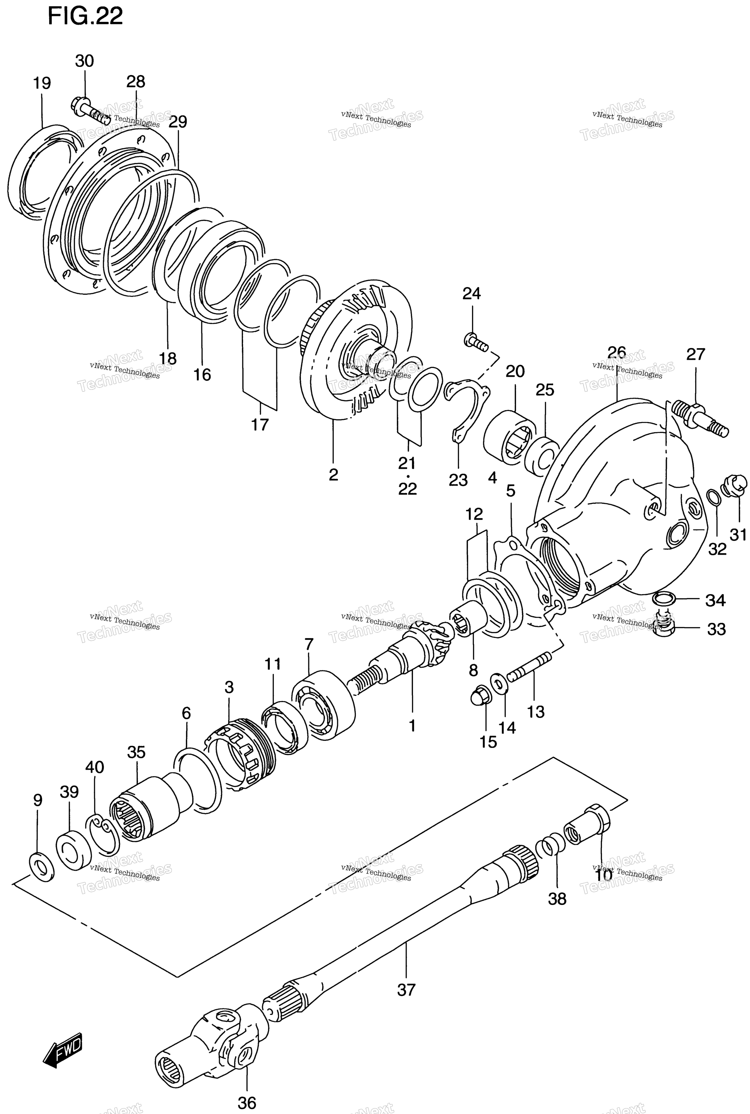 Propeller Shaft Final привод передача