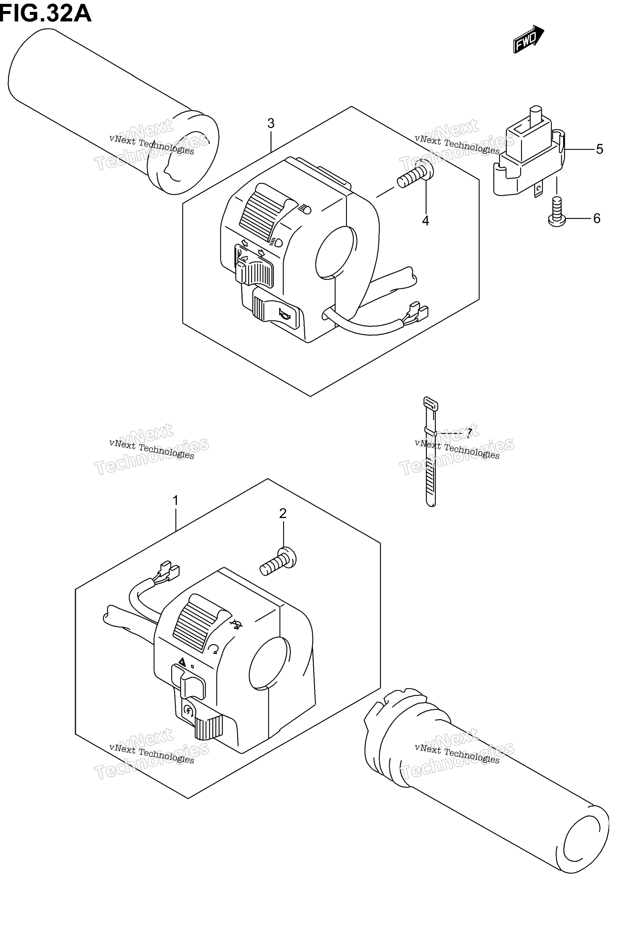 Переключатели на руле (Model K4)