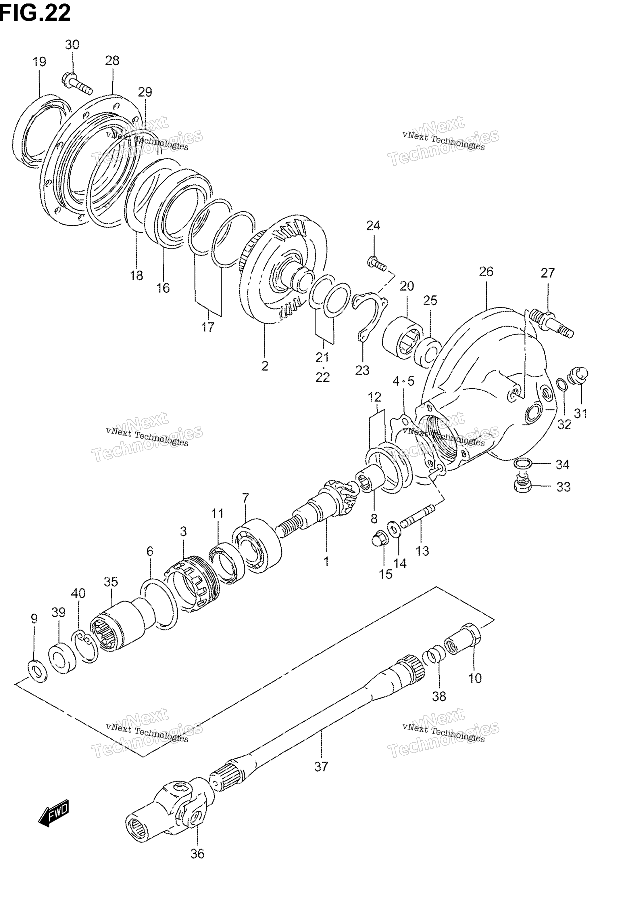 Propeller Shaft Final привод передача