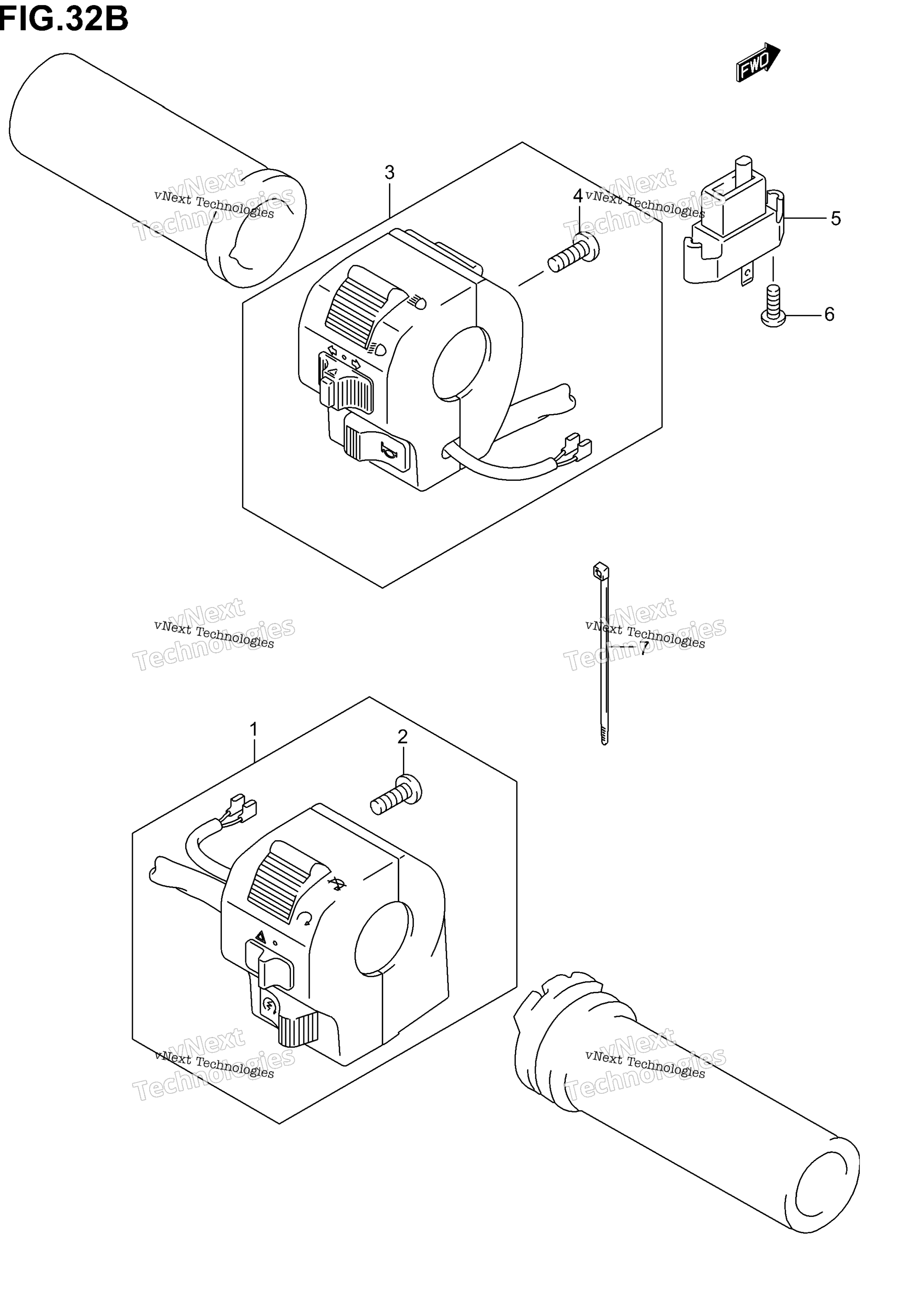Переключатели на руле (Model K5)