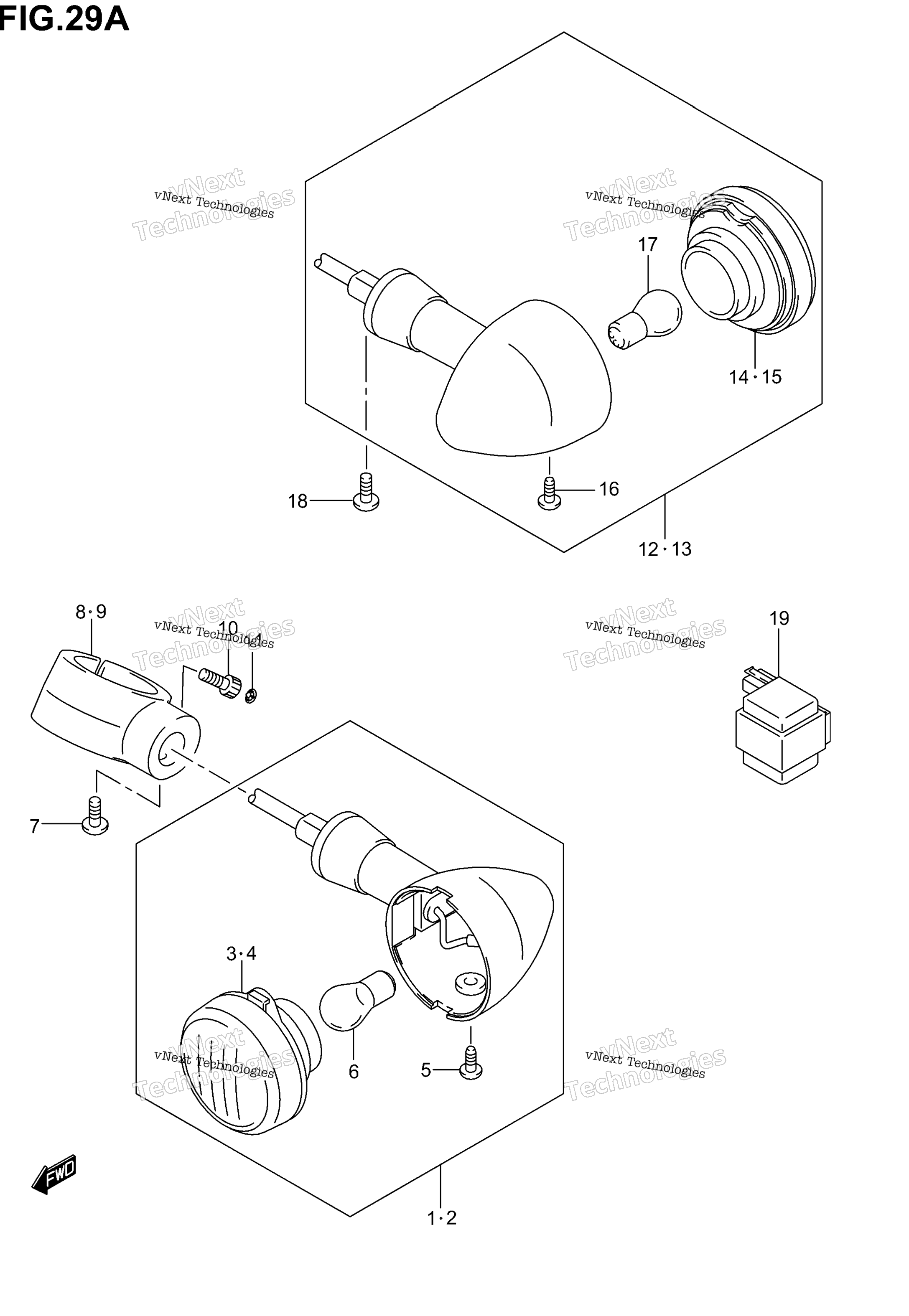 Turn Signal Lamp (Model K4 / K5)