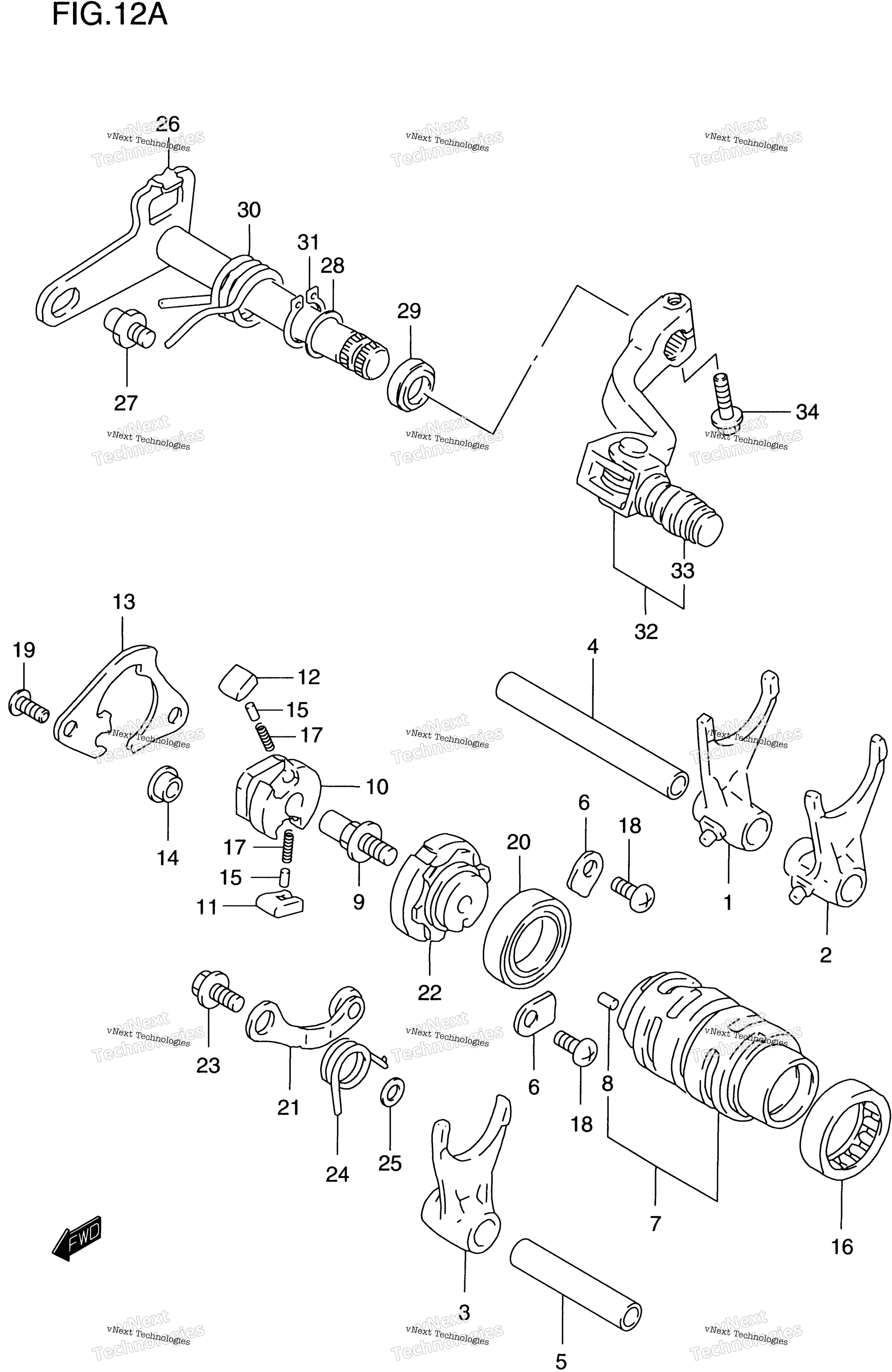 передача Shifting (Model W / X / Y)