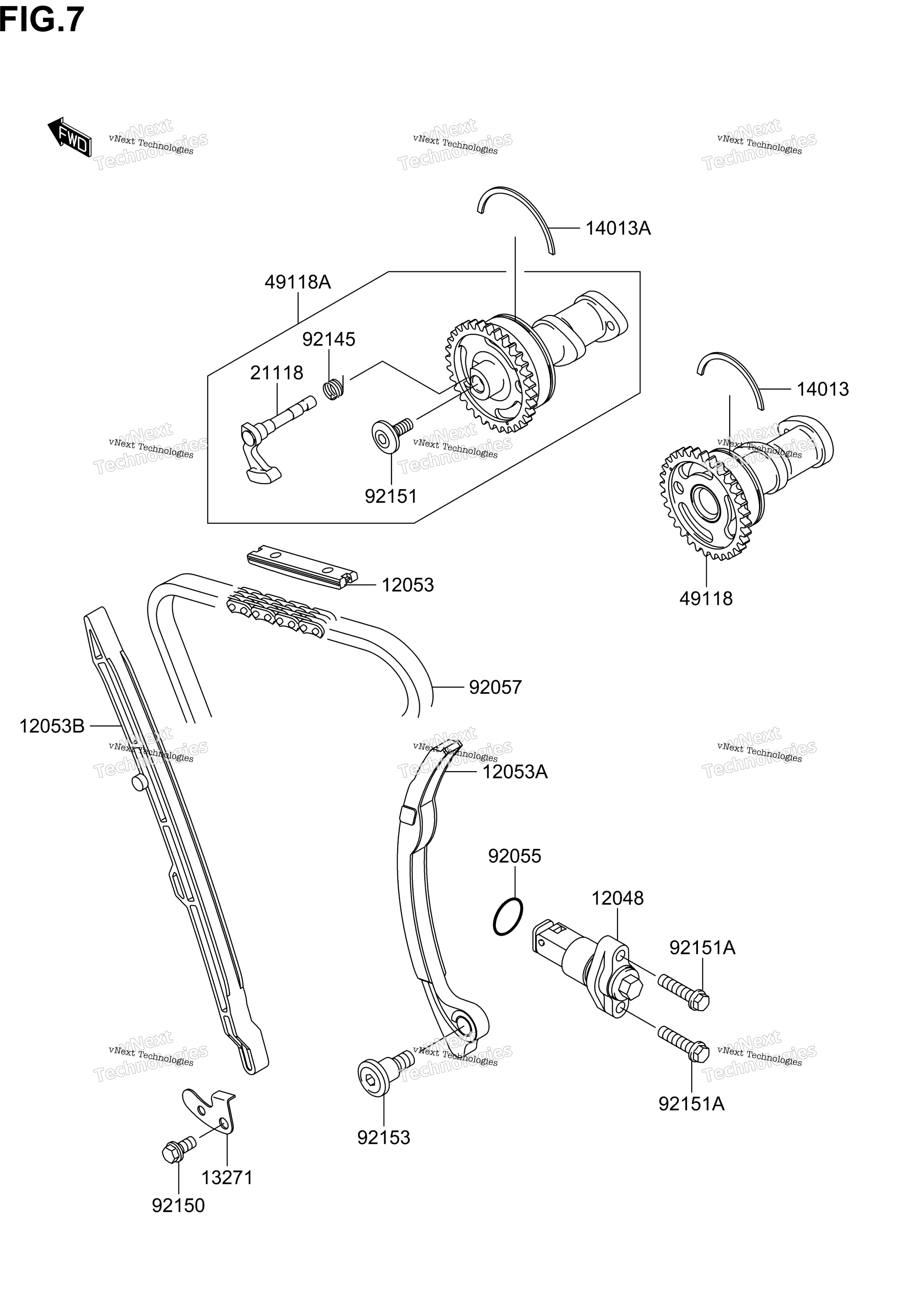 Camshaft / Tensioner