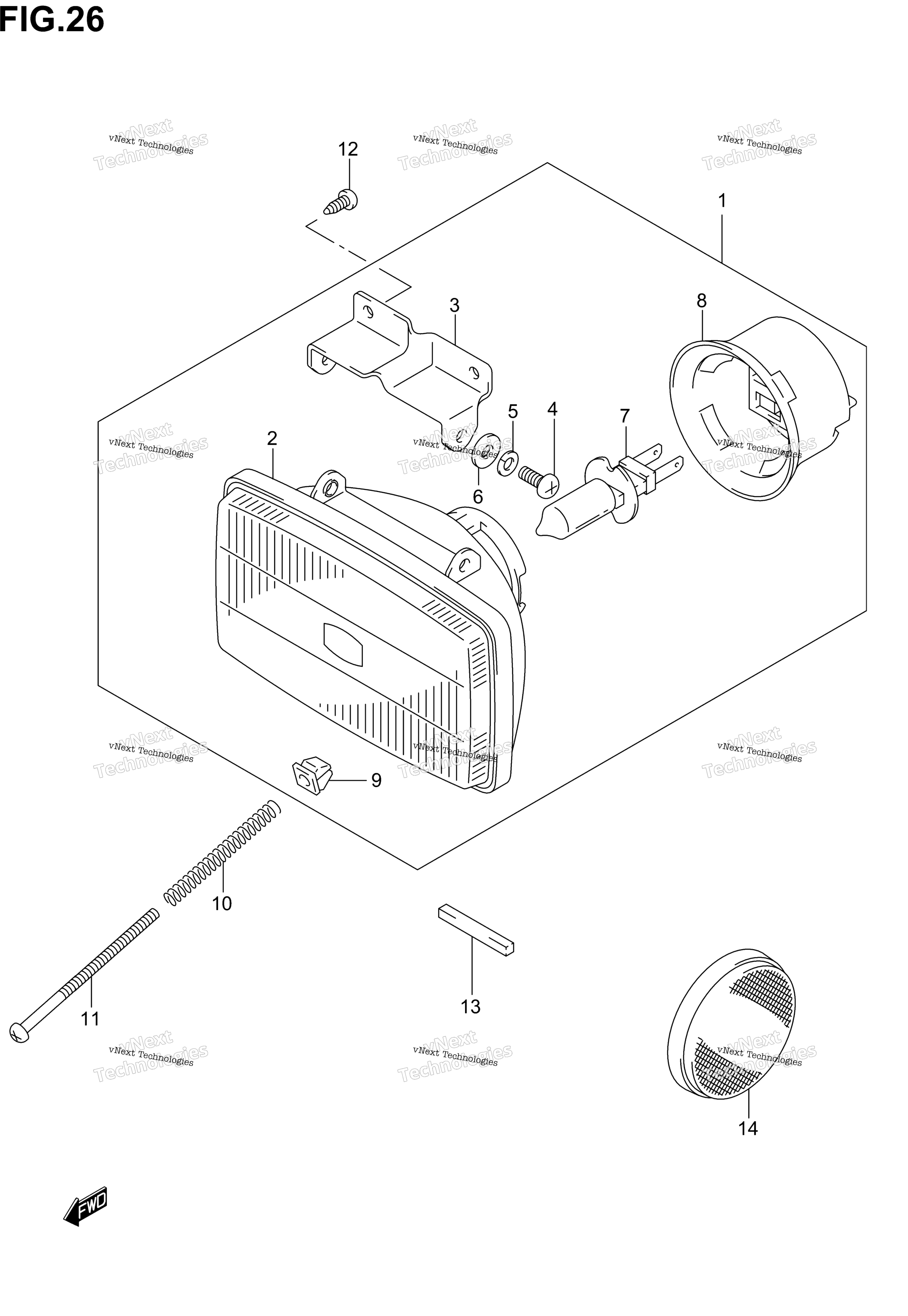 Фара (Model K1)