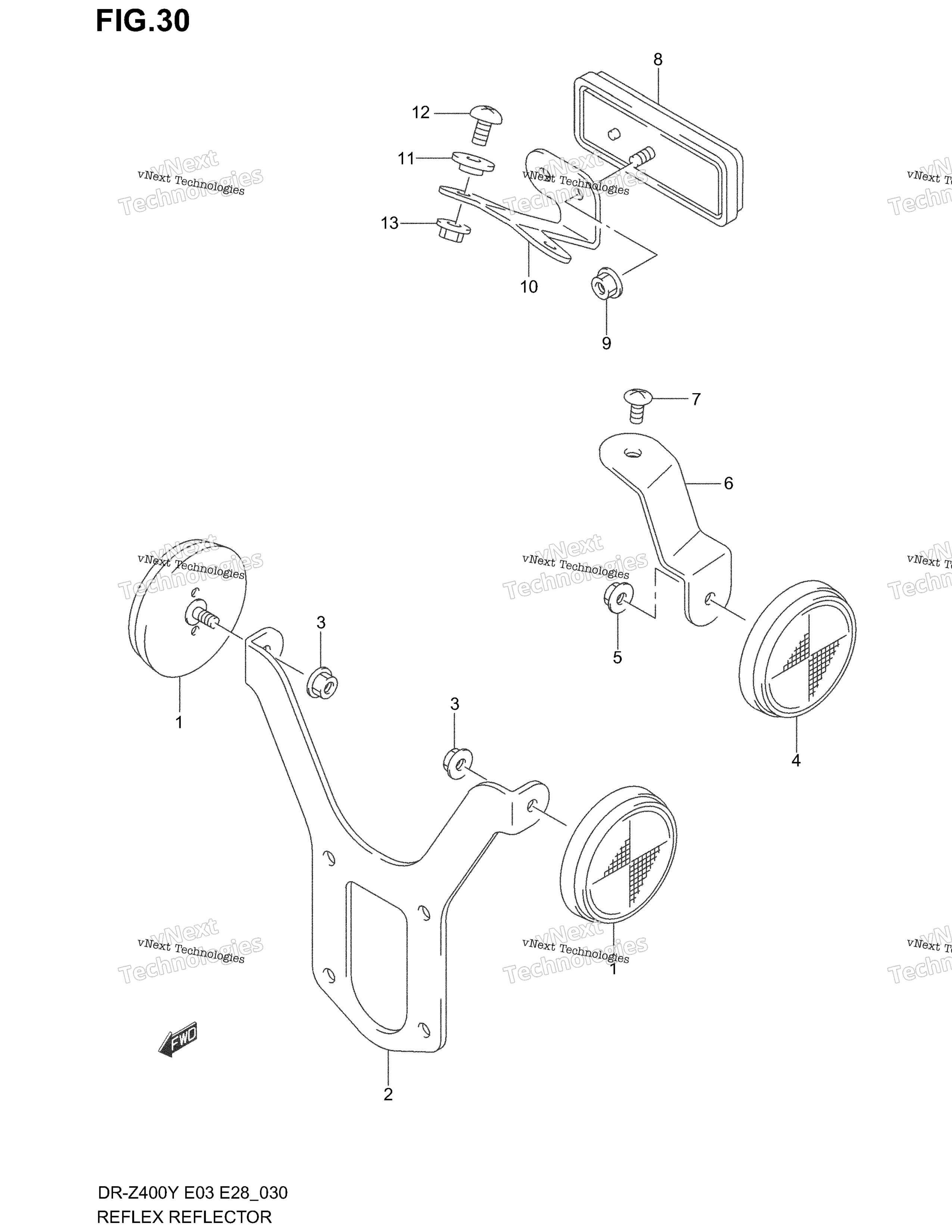 Reflex отражатель E28