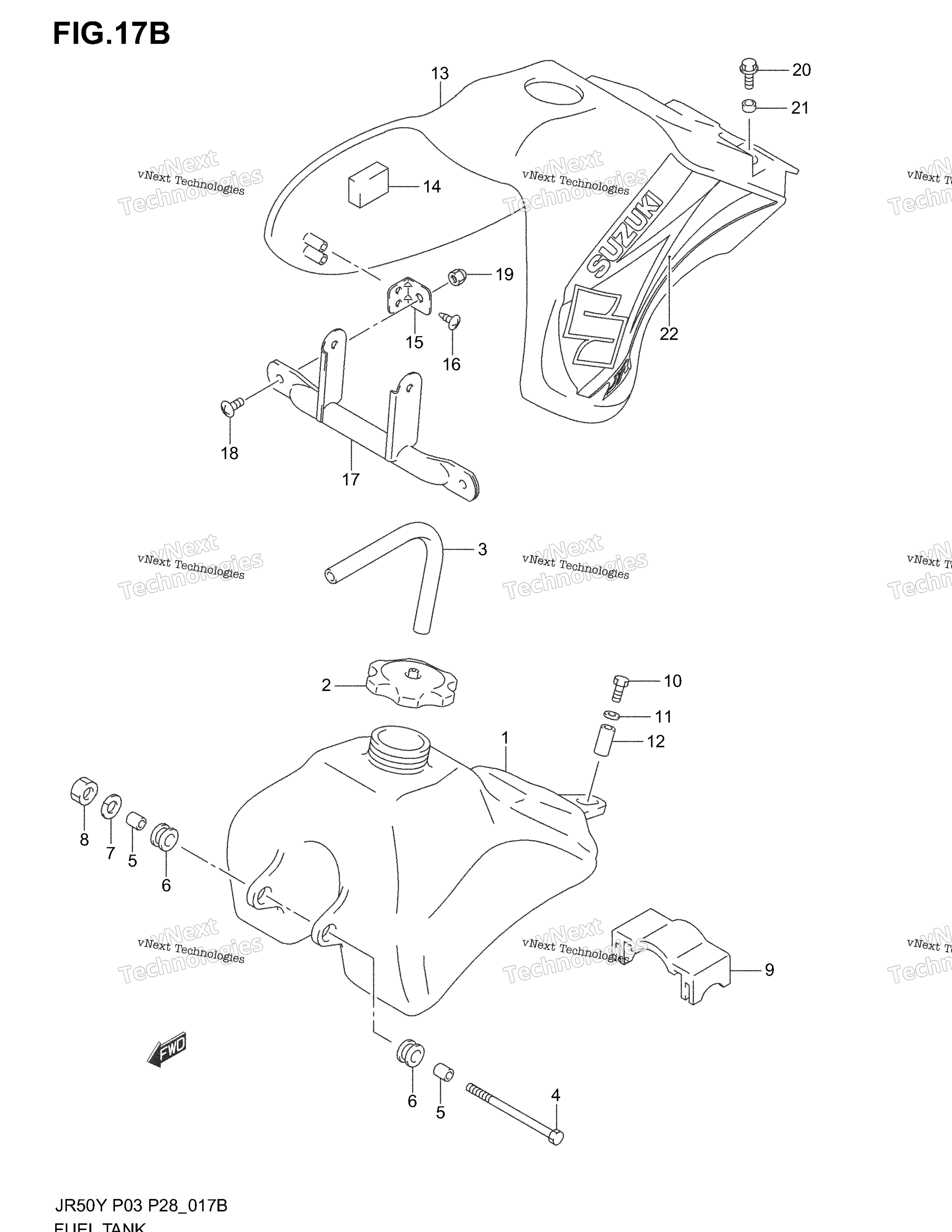 Топливный бак (Model K4)
