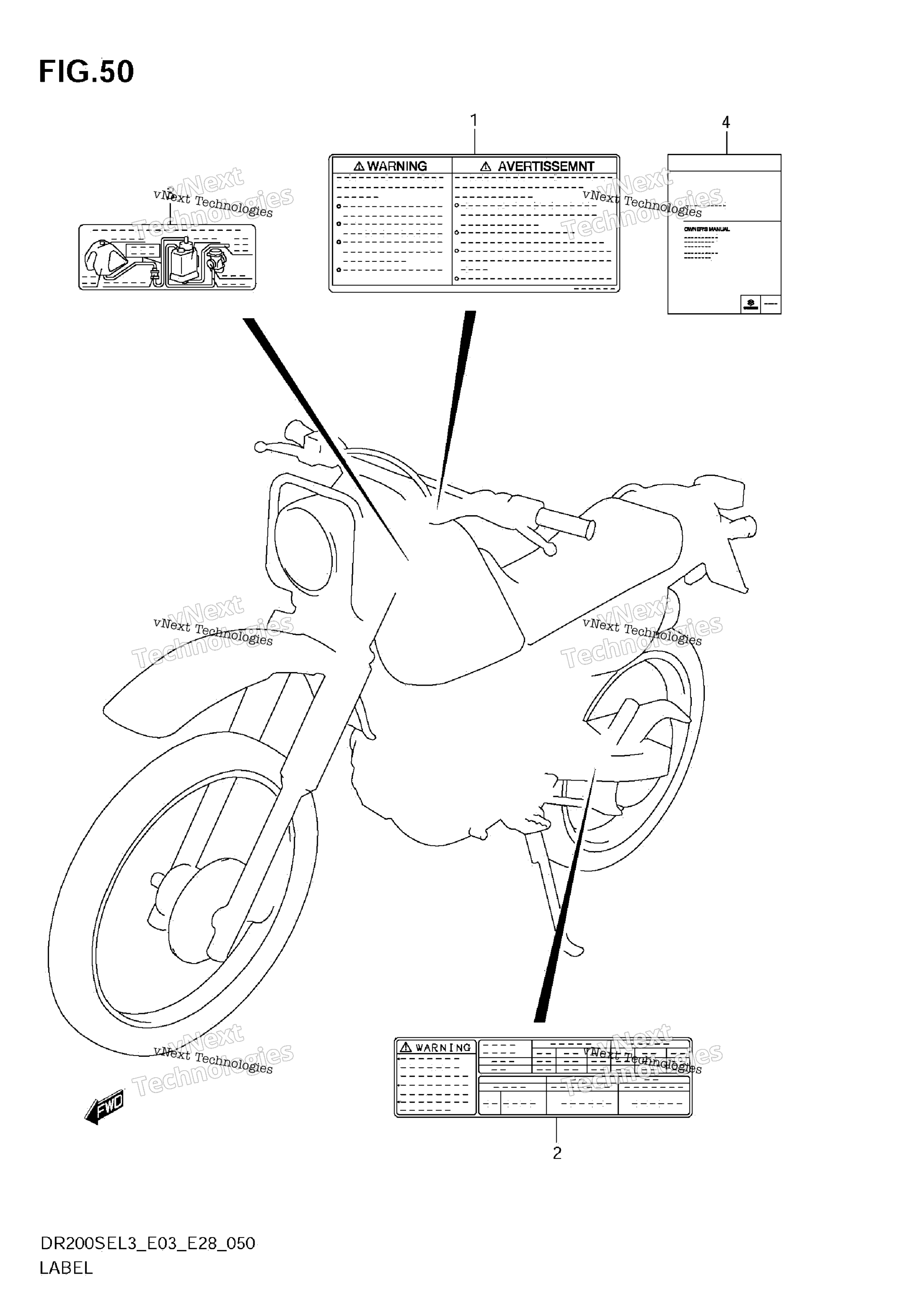 Шильдик (Dr200sel3 E33)