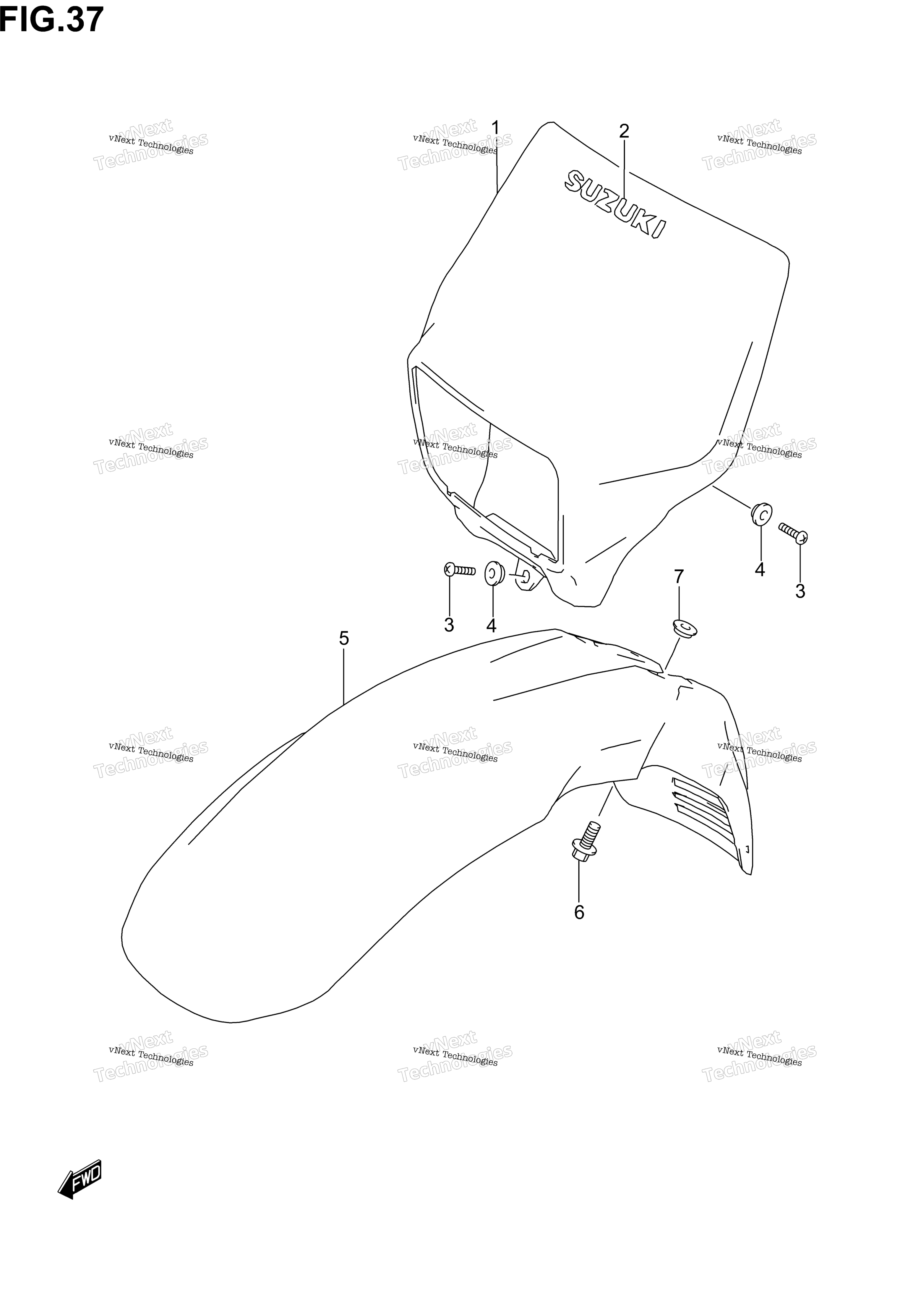 Корпус фары (Model K1)