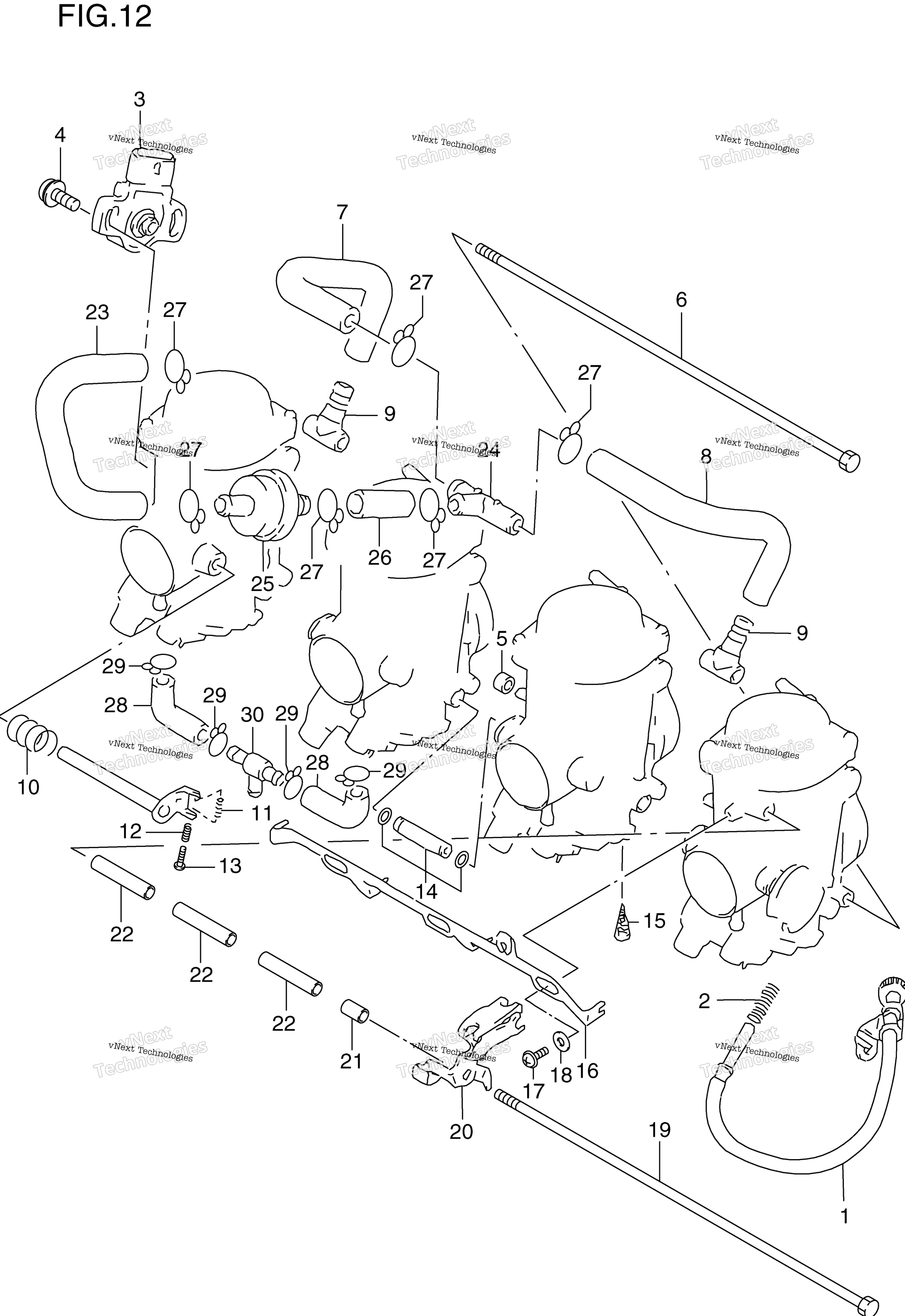 Карбюратор Fittings (Model V)