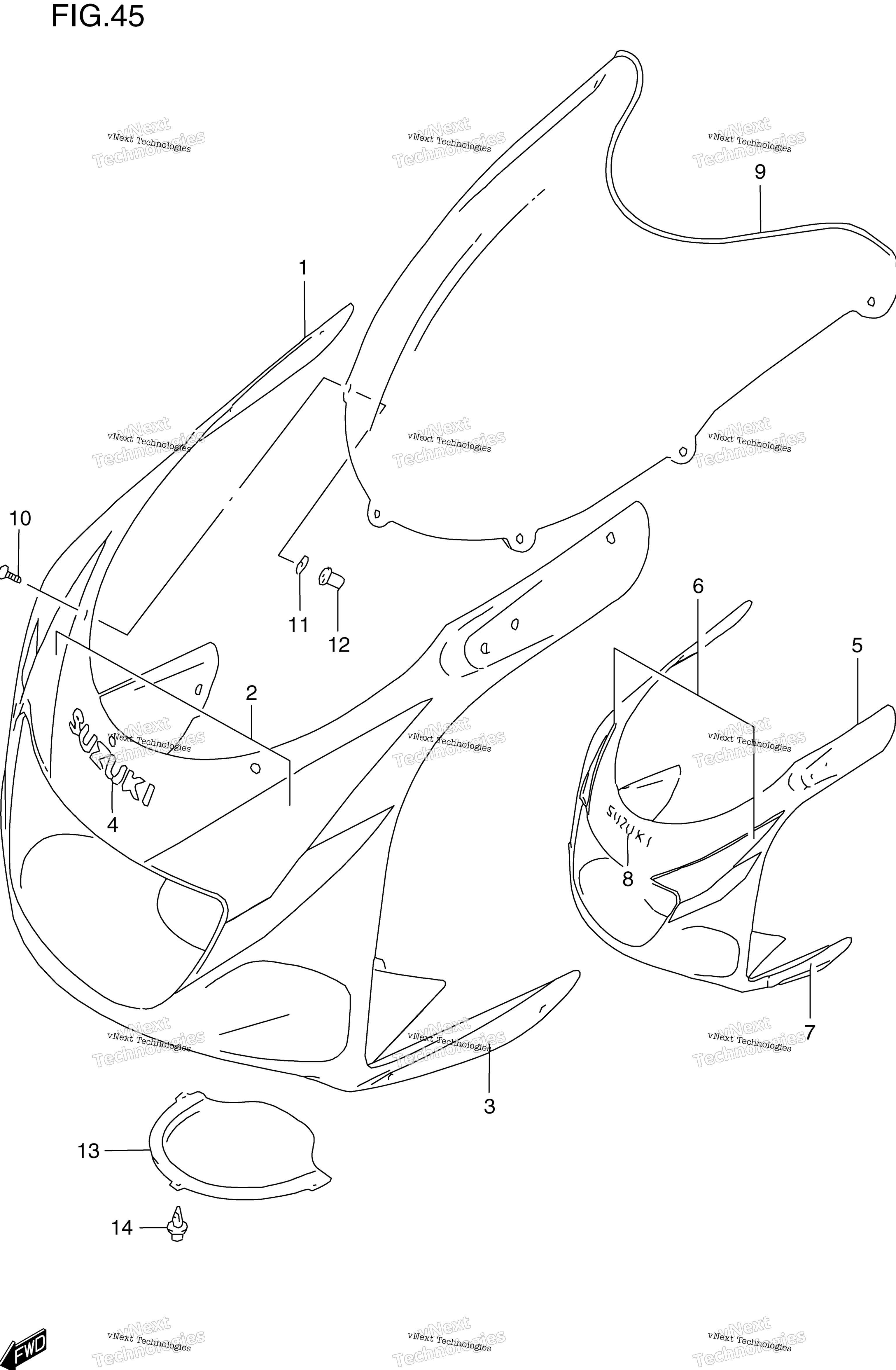 Обтекатель (Model V)