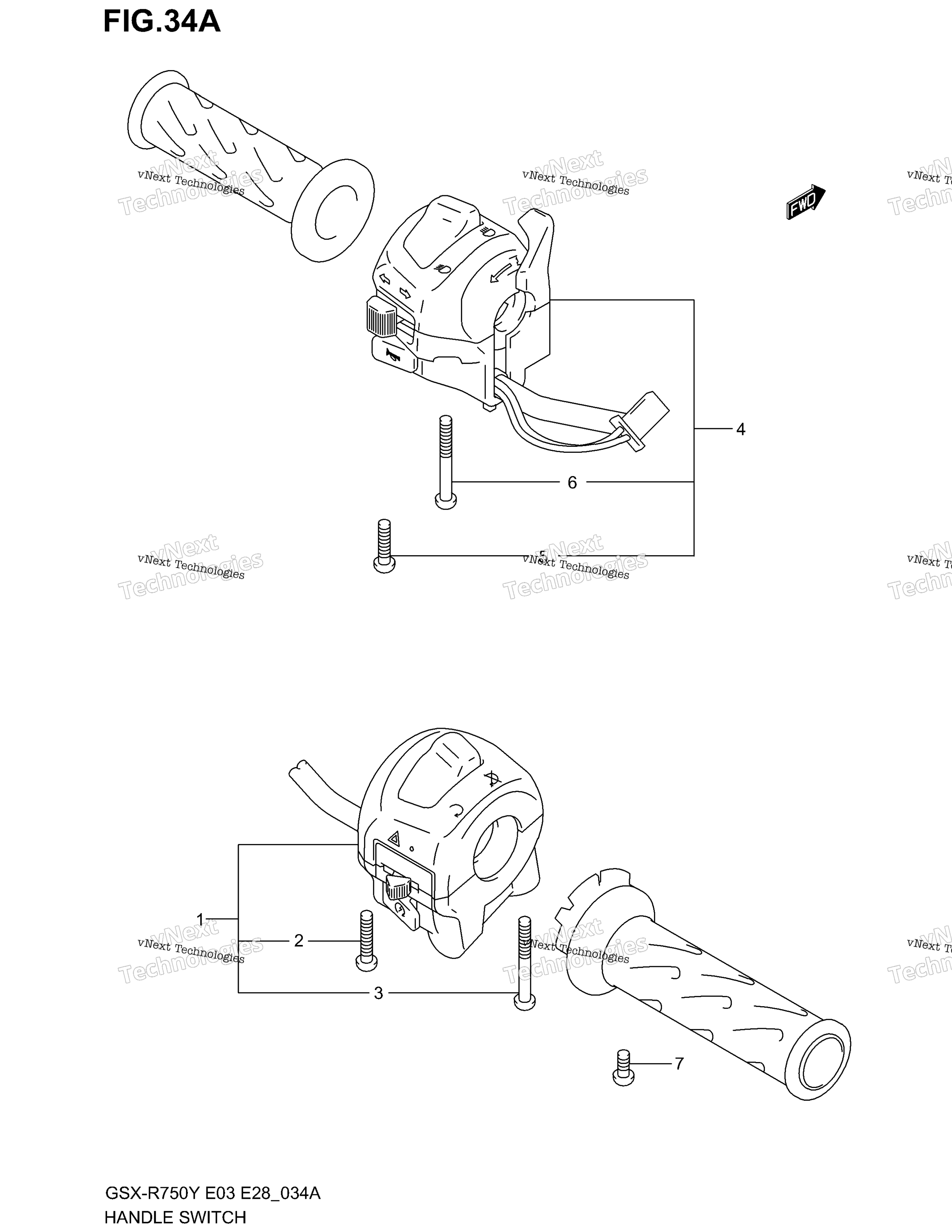 Переключатели на руле (Model K3)