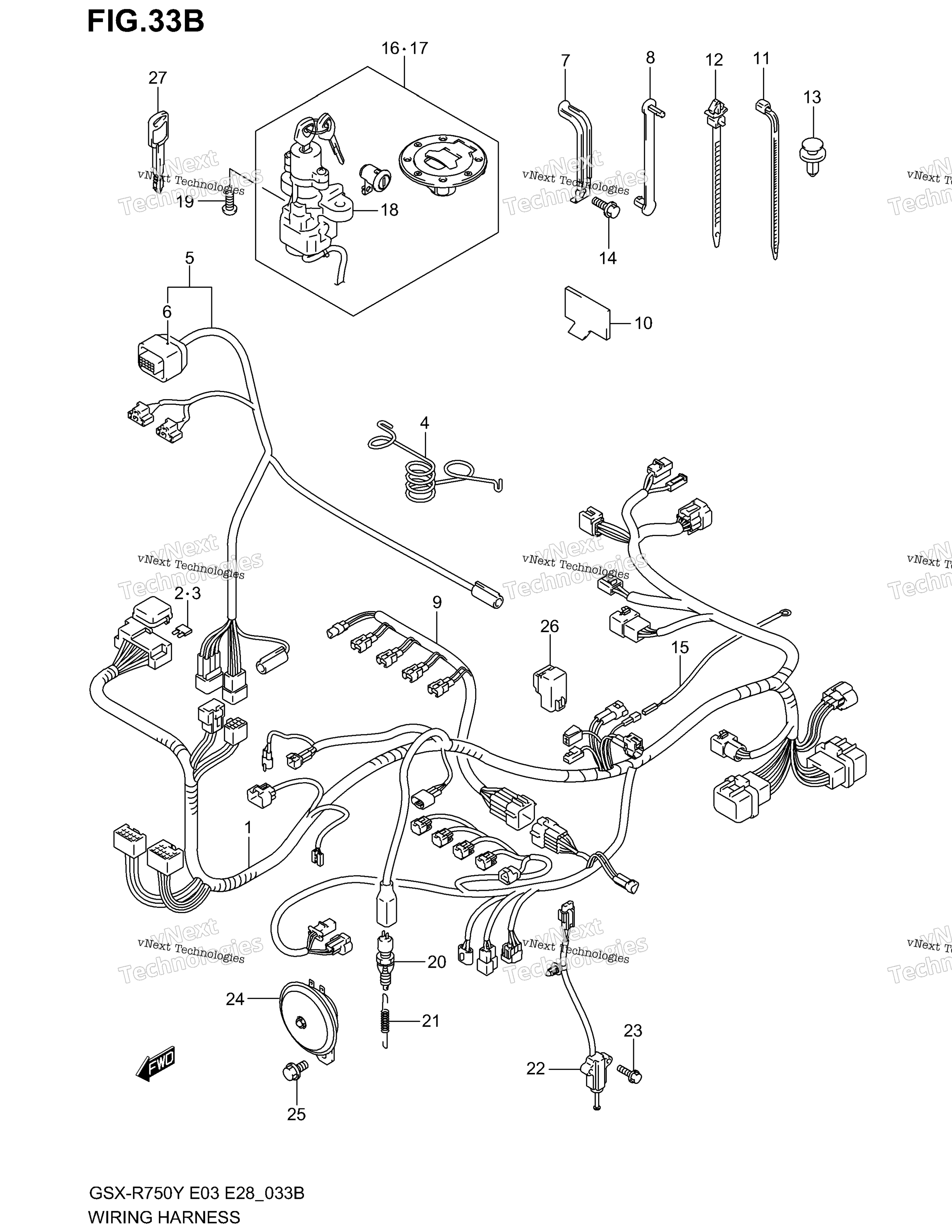 Жгут проводов (Model K3)