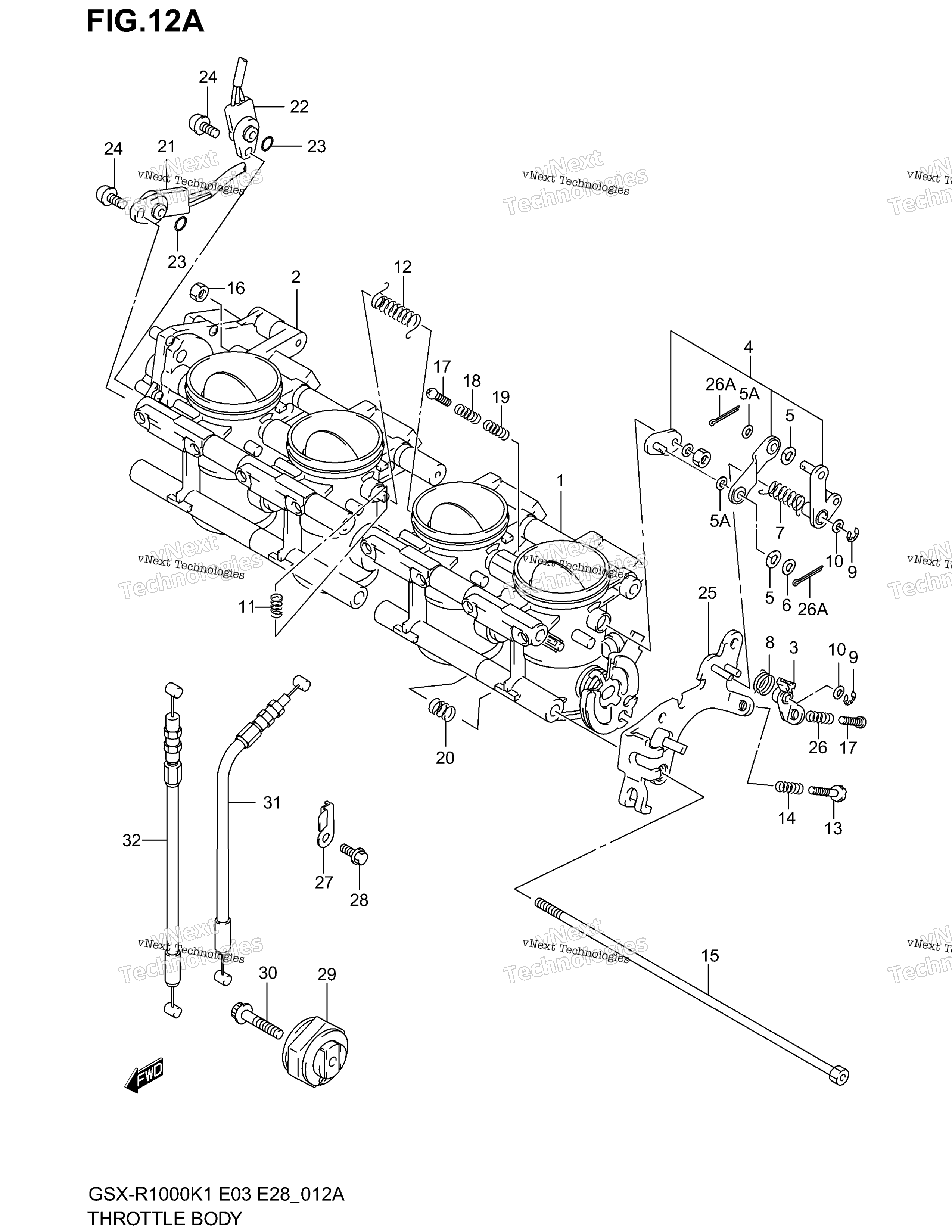 Дроссельный узел (Model K2)