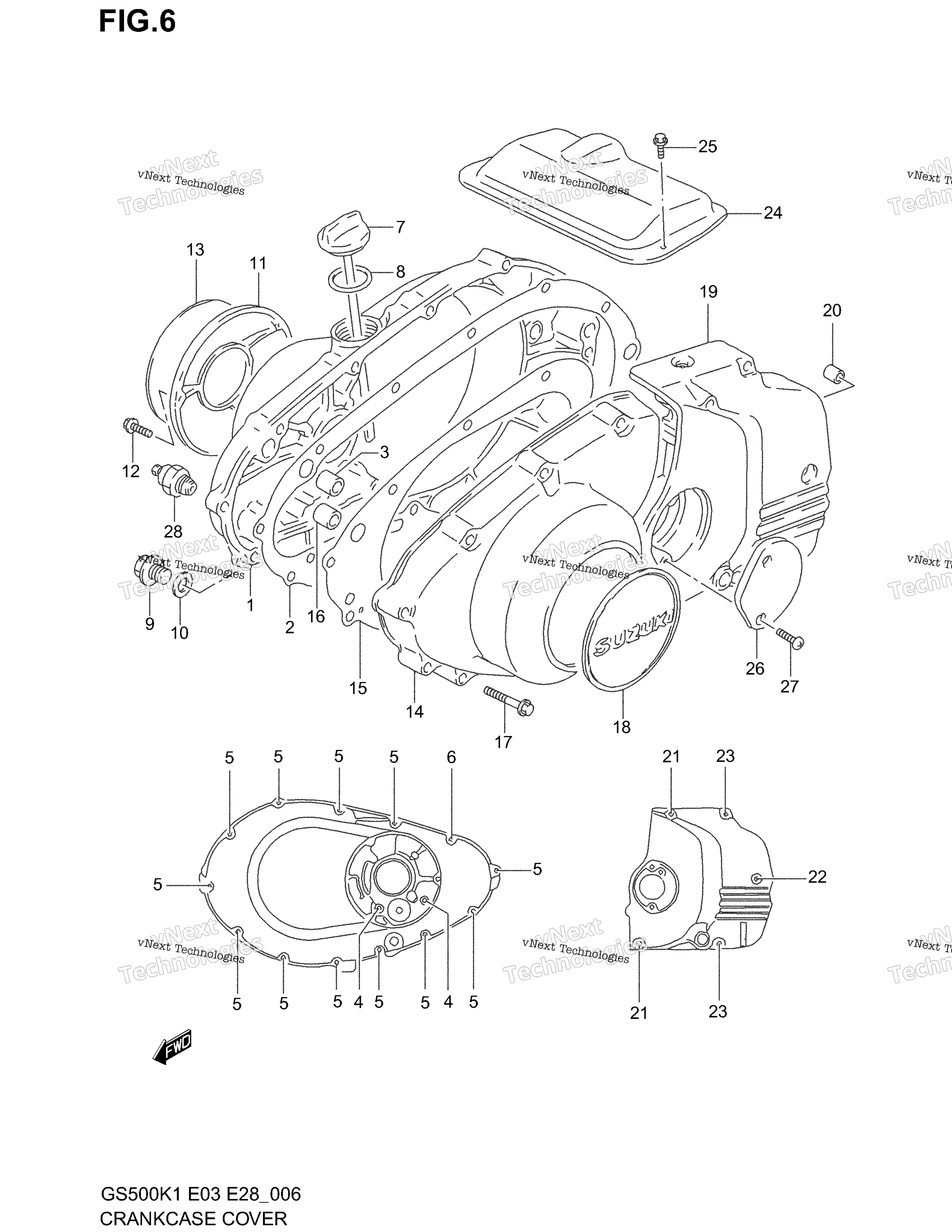 Крышка картера