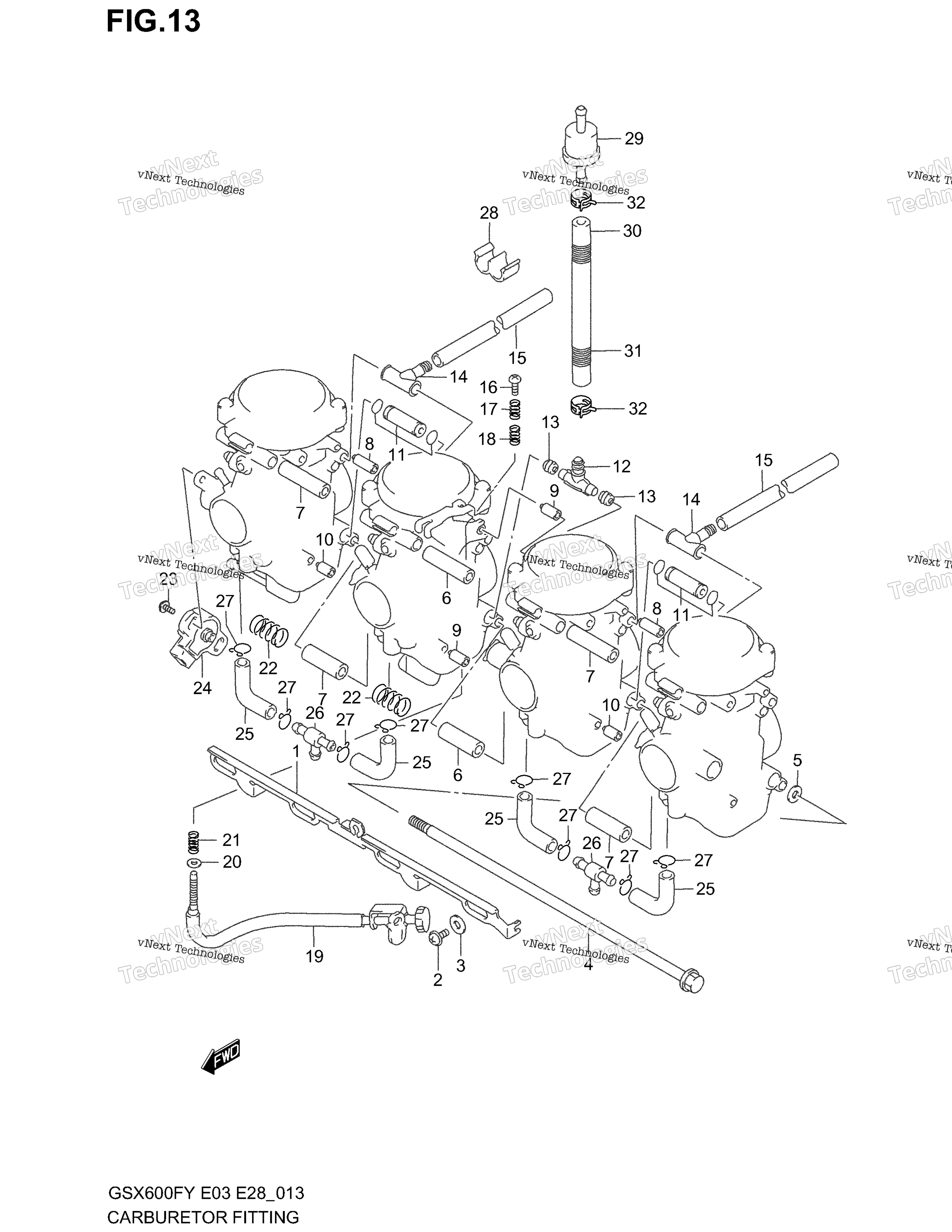 Карбюратор Fittings