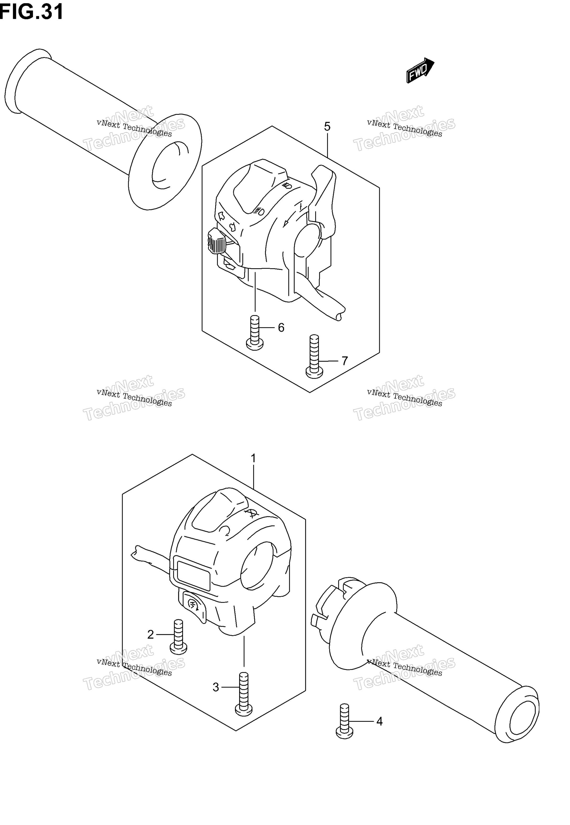 Переключатели на руле (Model K1/K2/K3)