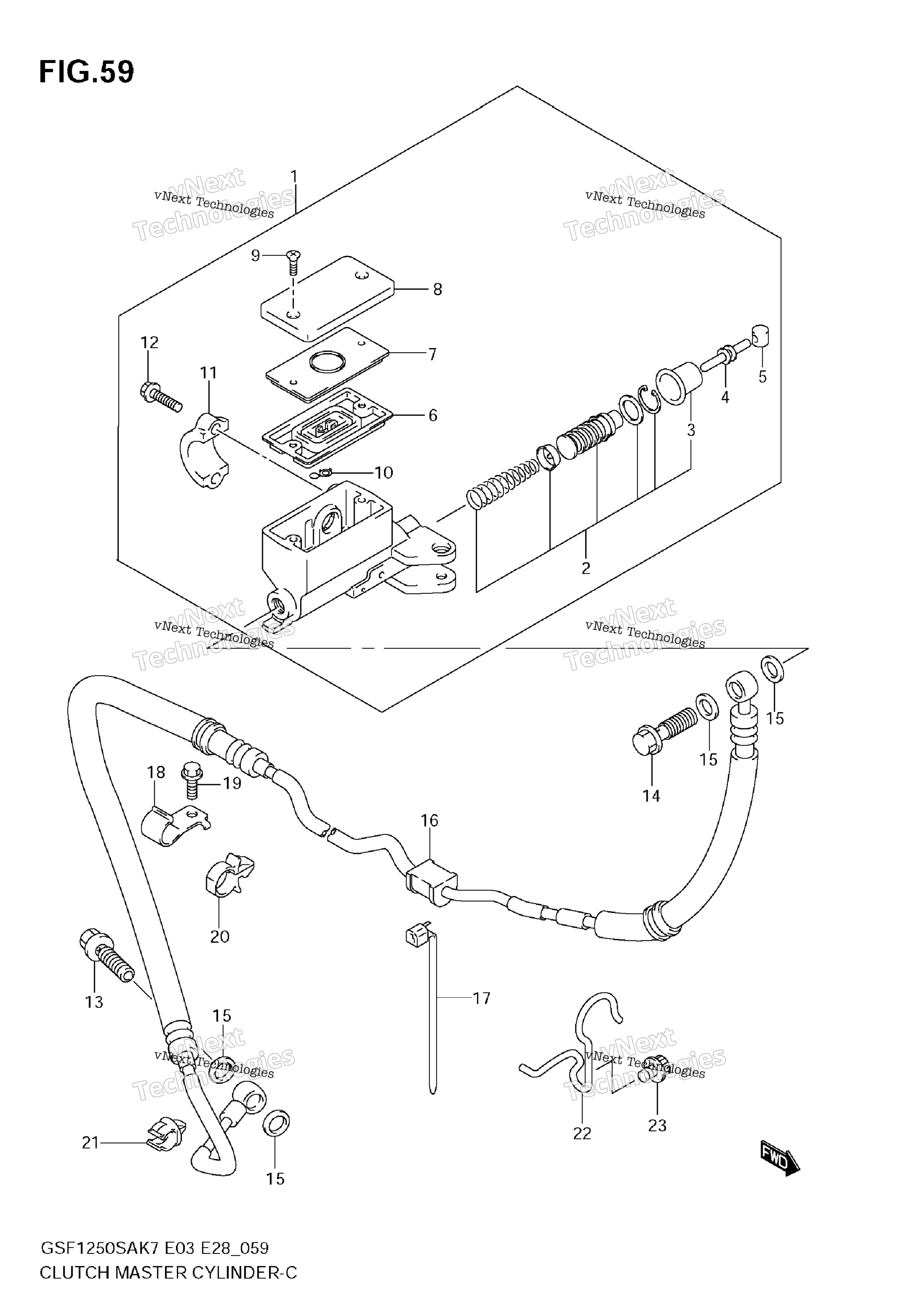 Сцепление MASTER CYLINDER