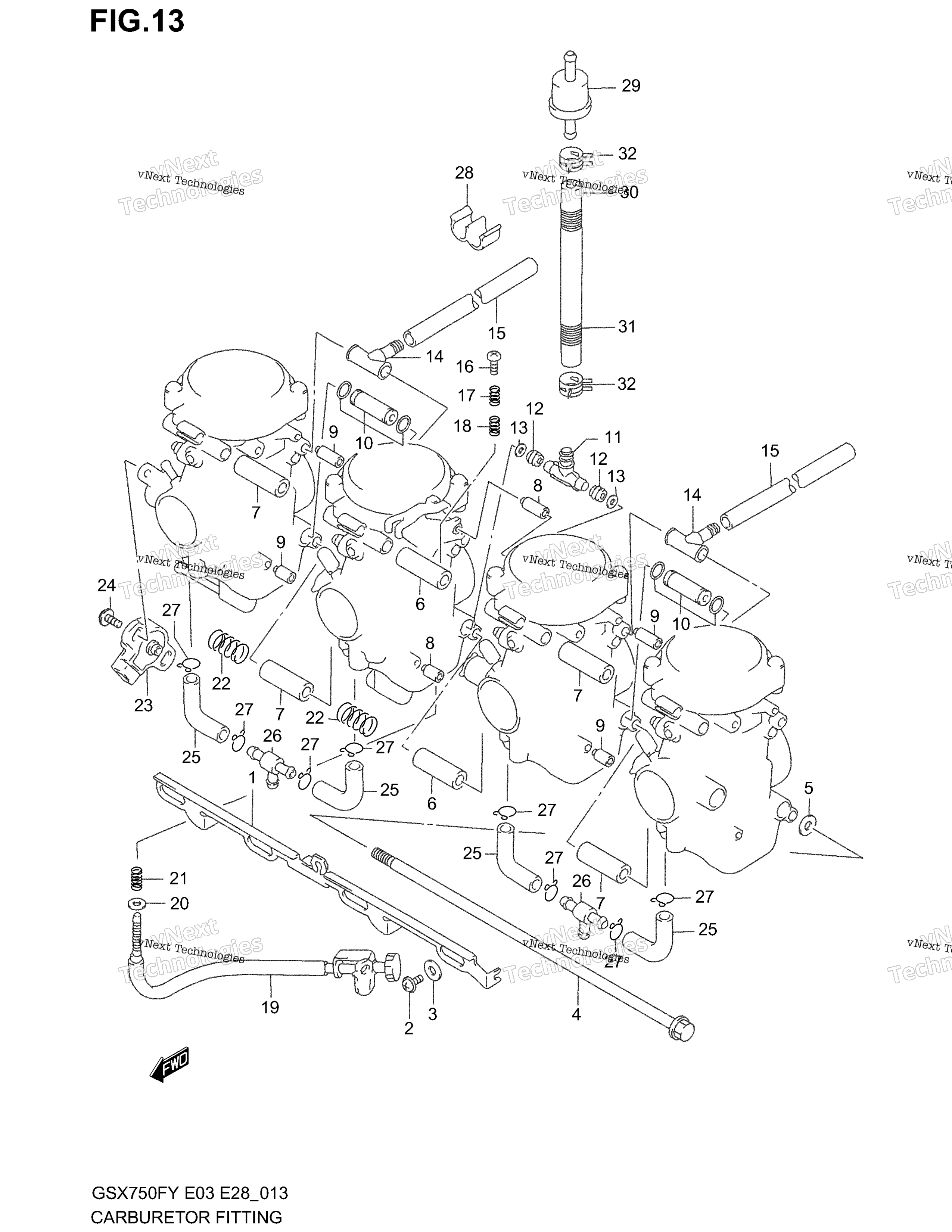 Карбюратор Fittings