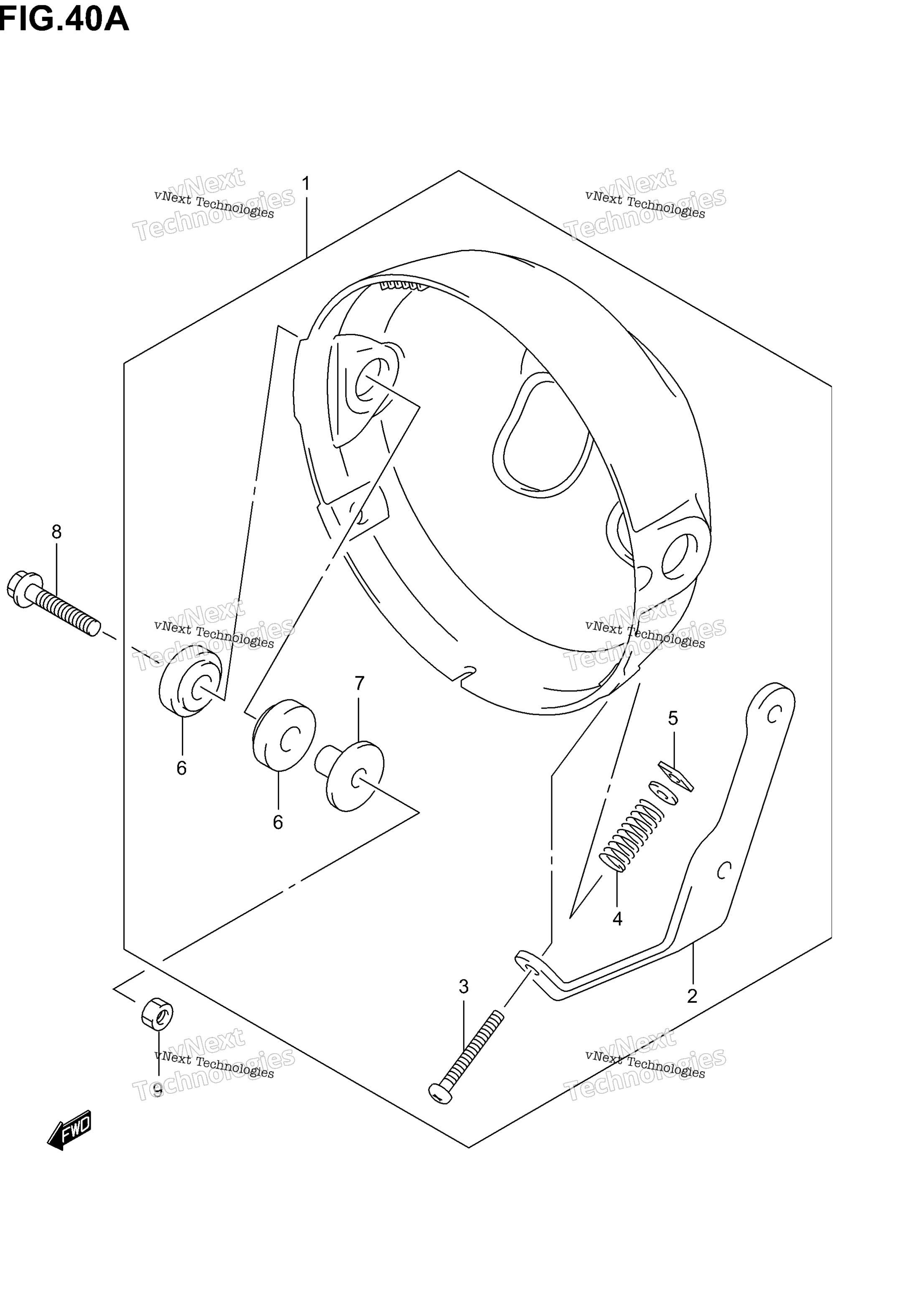 Корпус фары (Sv1000k3)
