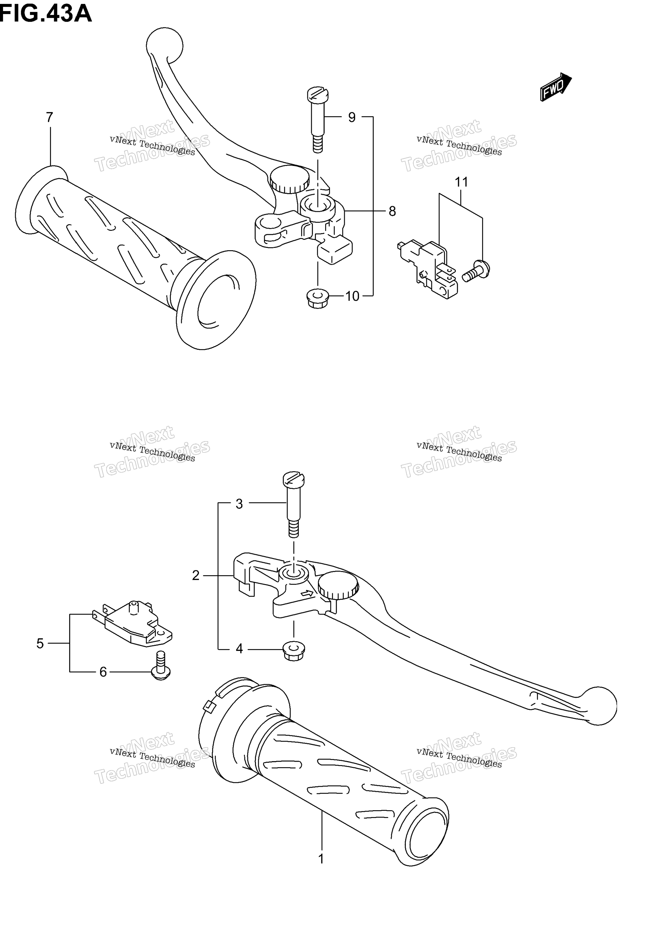 Рычаг руля (Sv1000k3)
