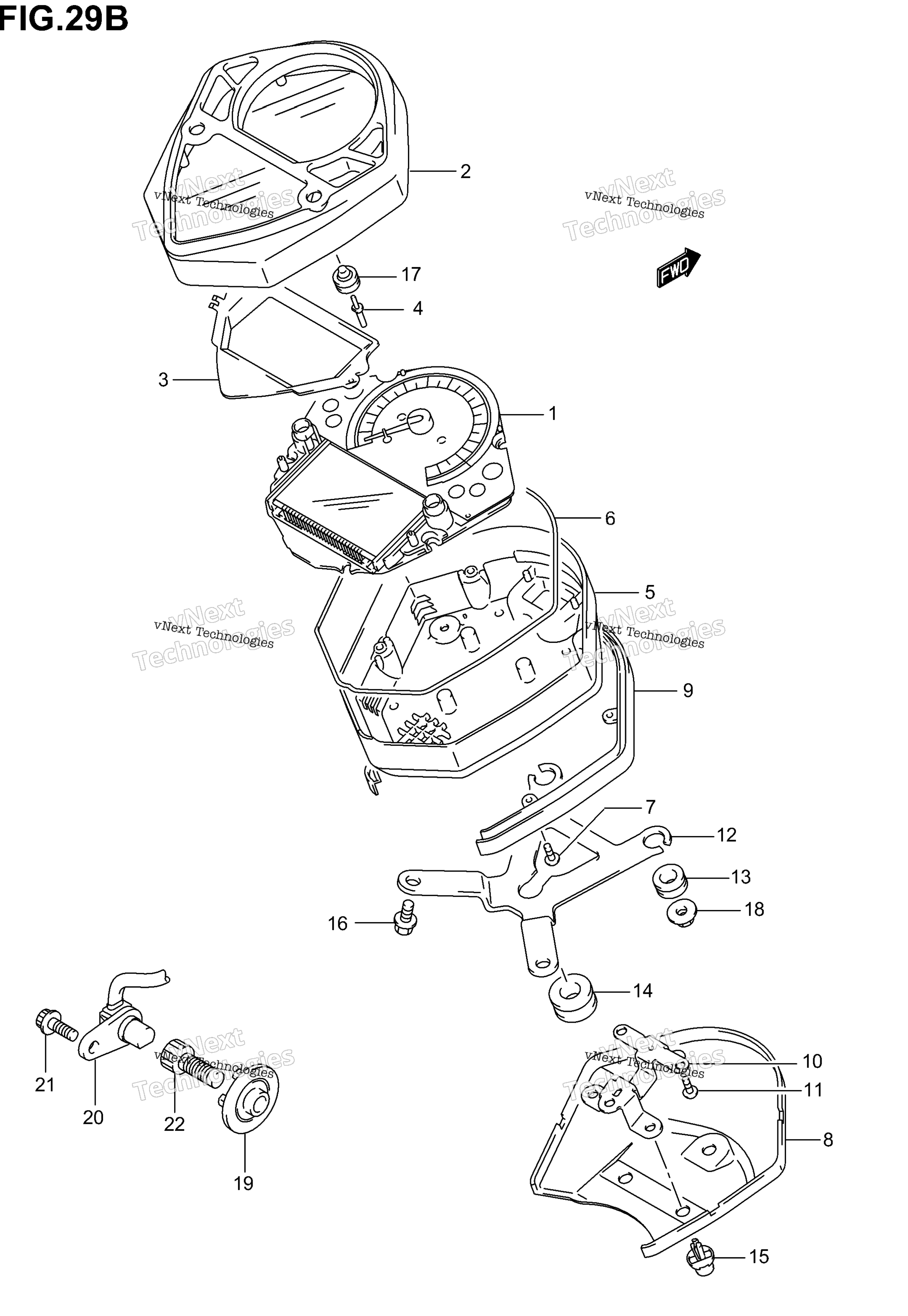 Спидометр (Sv1000k3)