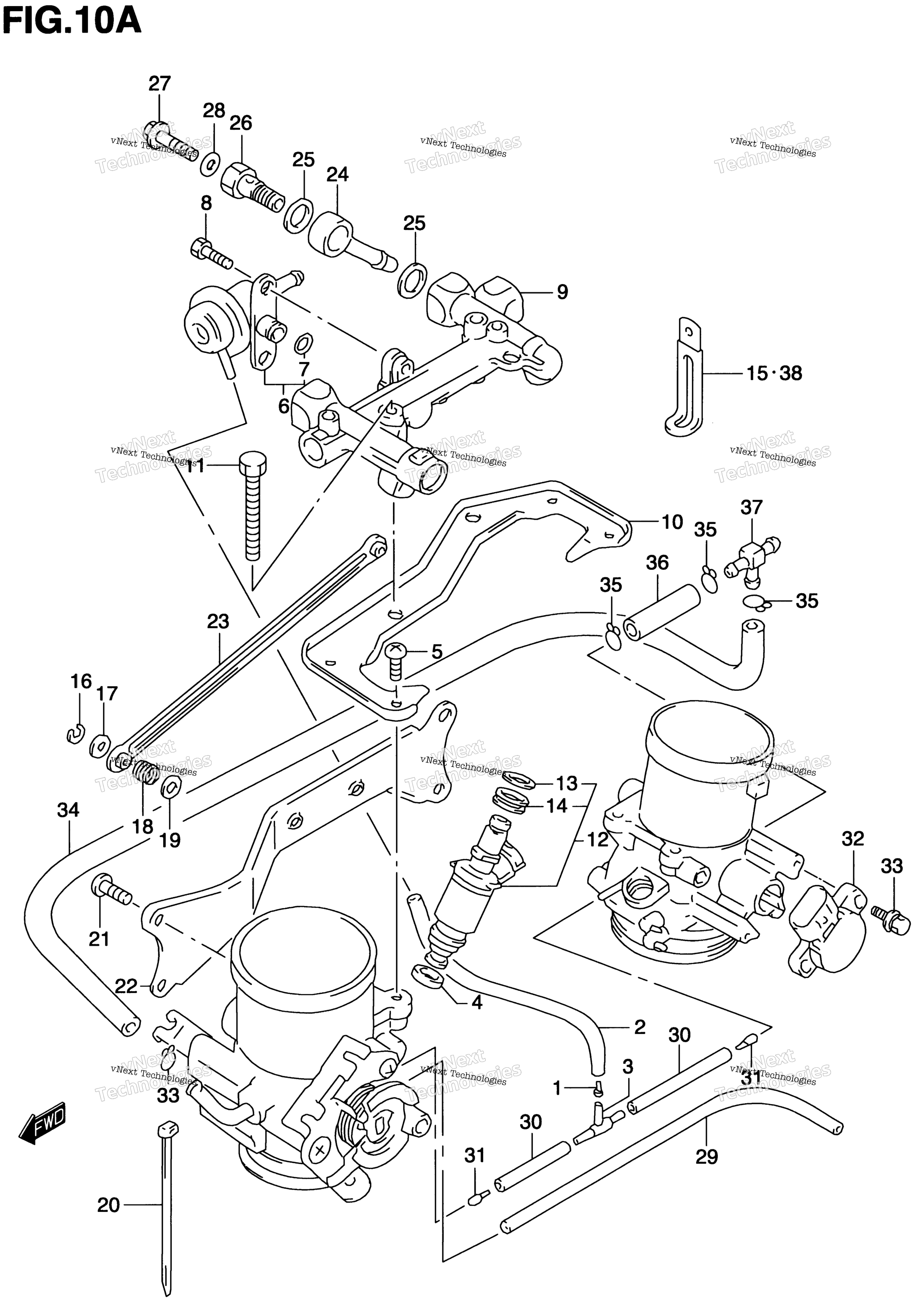 Дроссель Body Fitting Parts