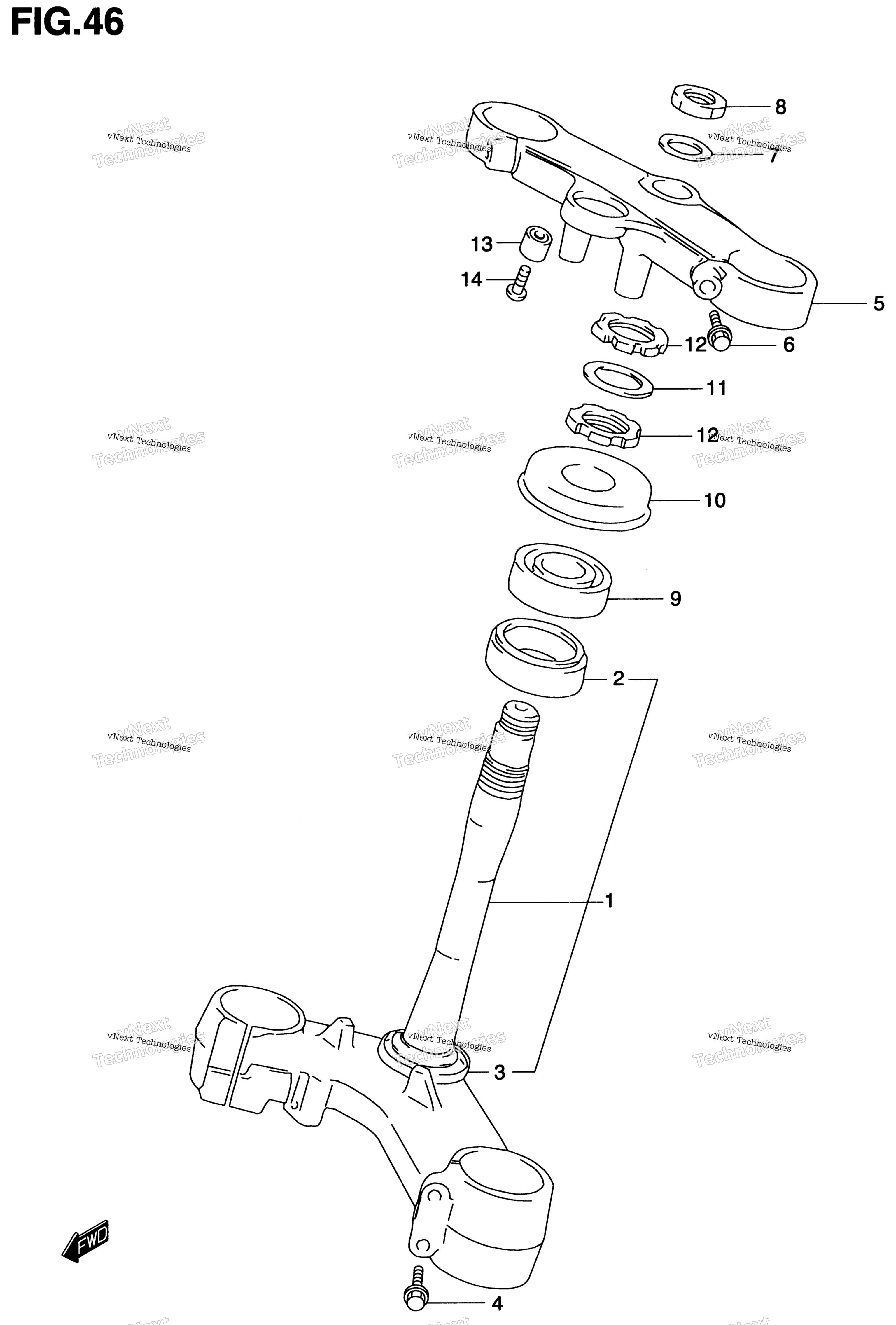 Рулевая колонка (Model V)