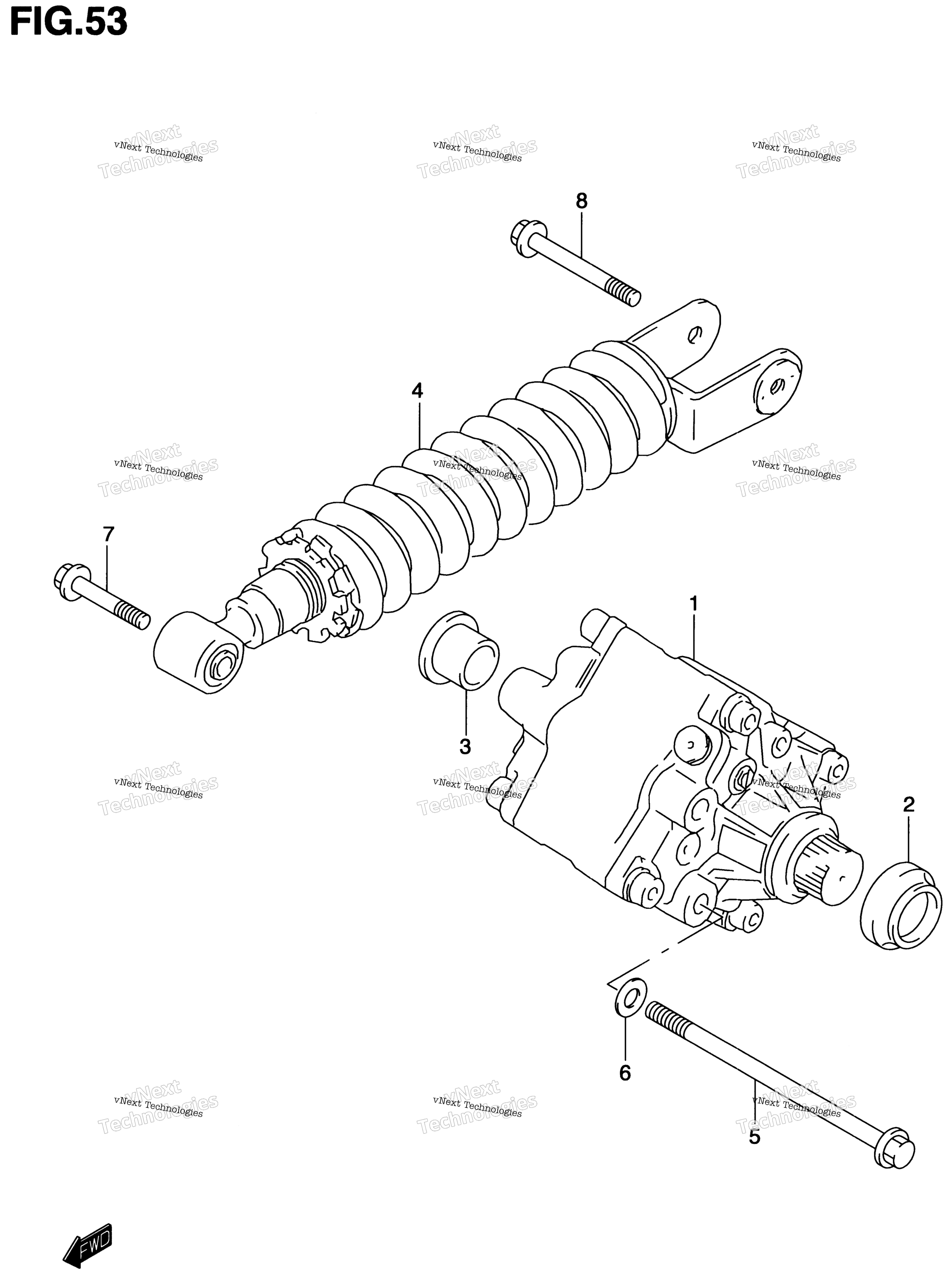 Задняя часть Damper
