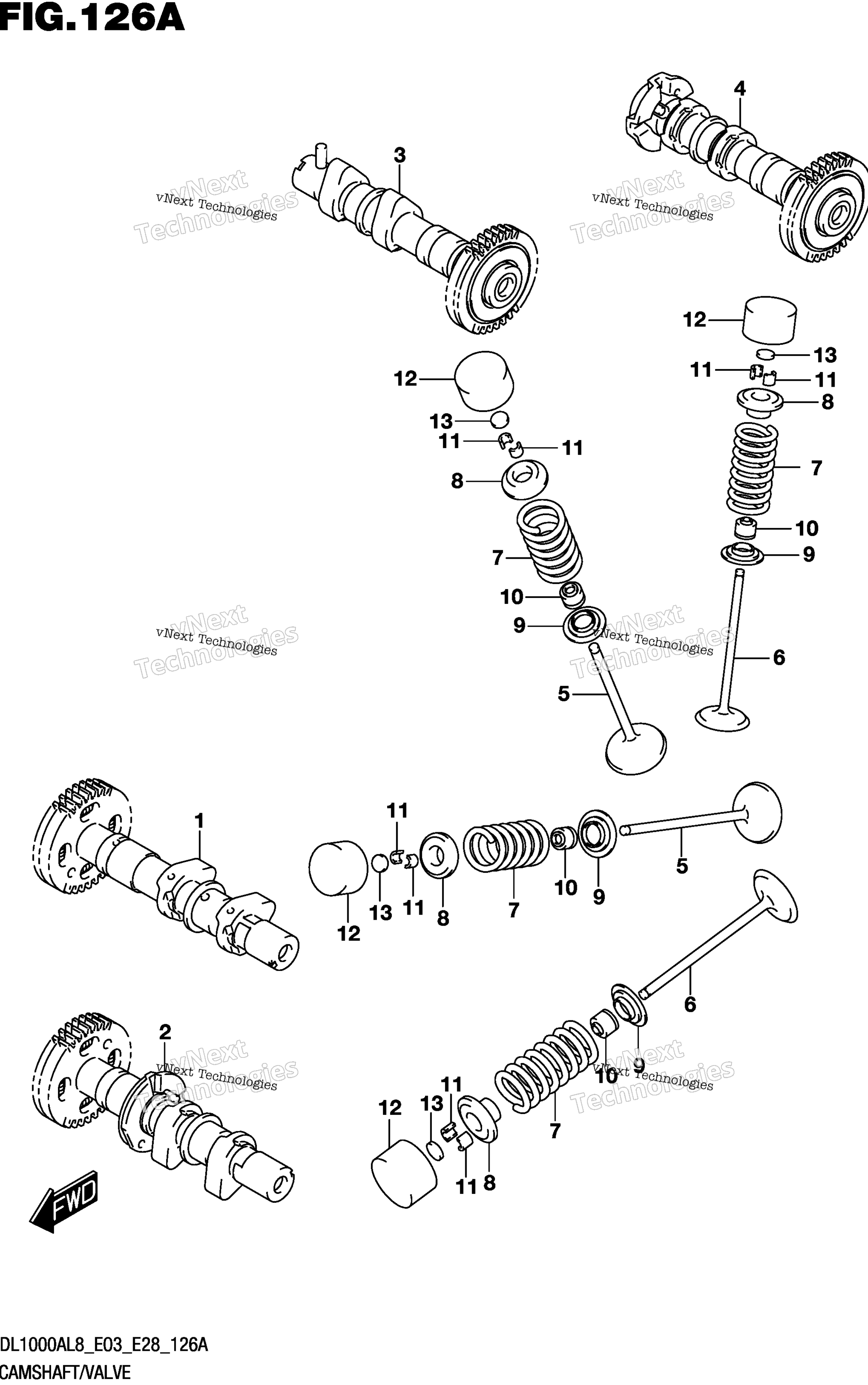 Camshaft / клапан