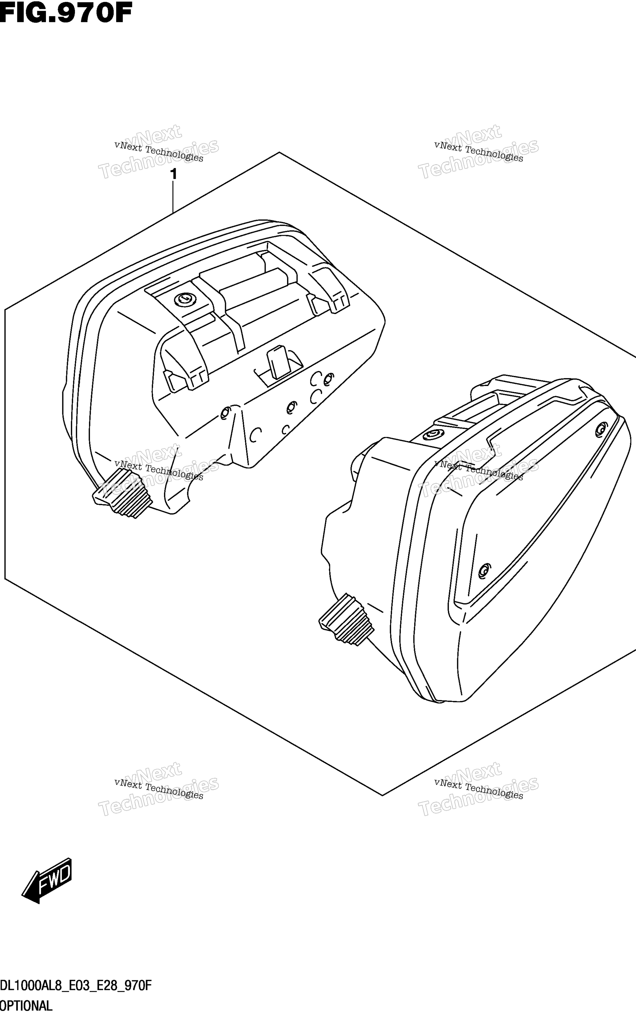 Опциональное оборудование (Side Case Set)