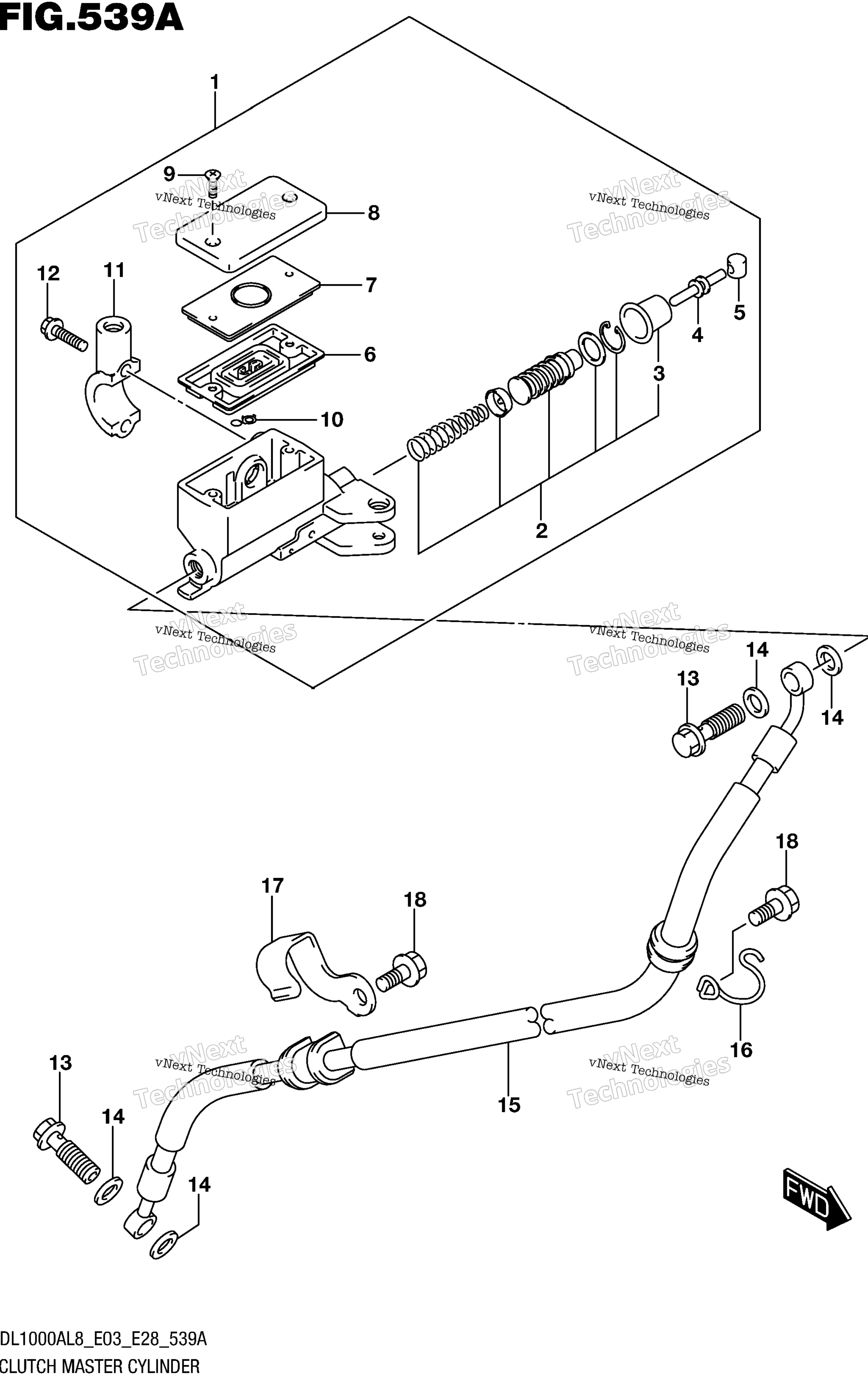 Сцепление MASTER CYLINDER