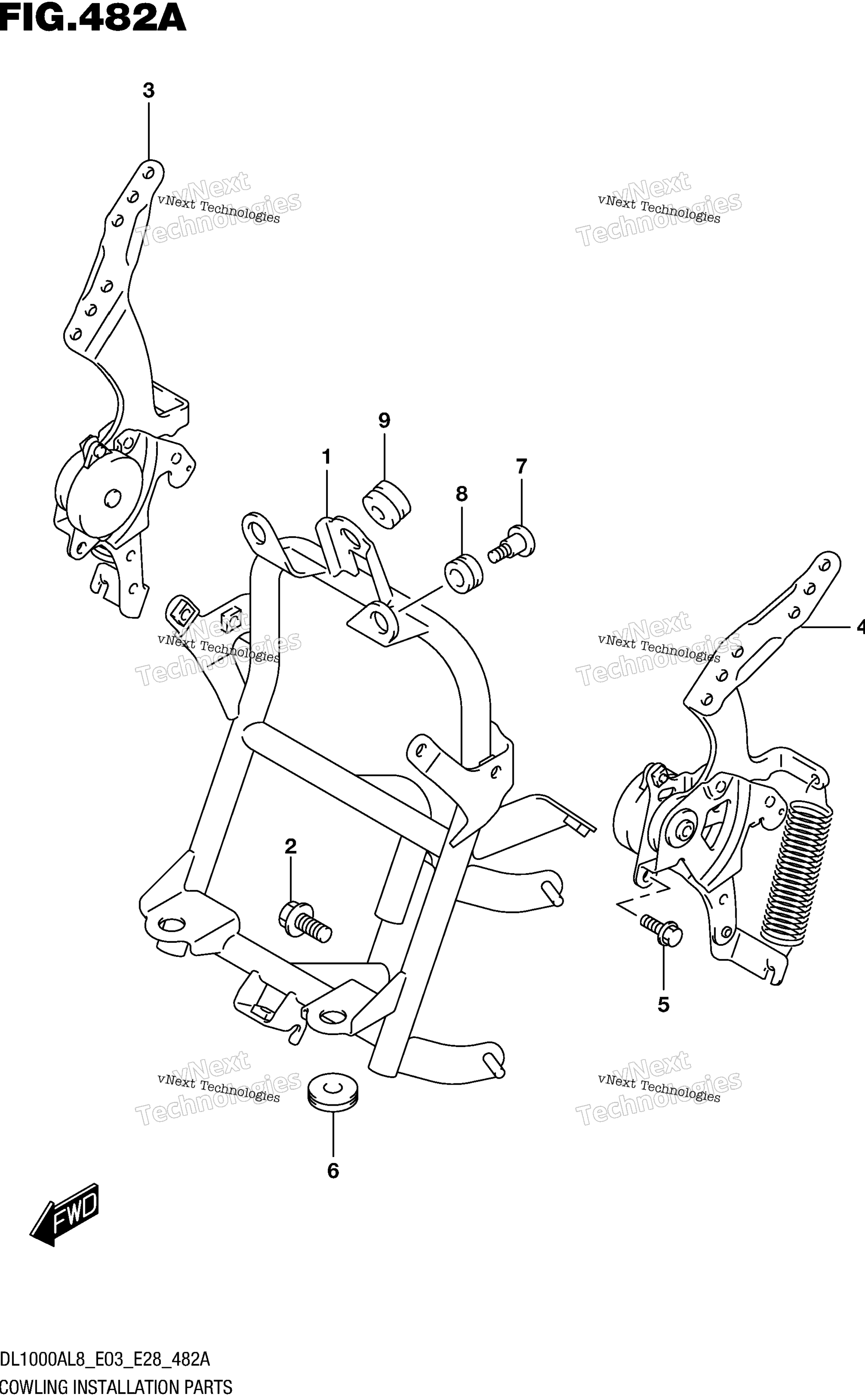 Обтекатель Installation Parts