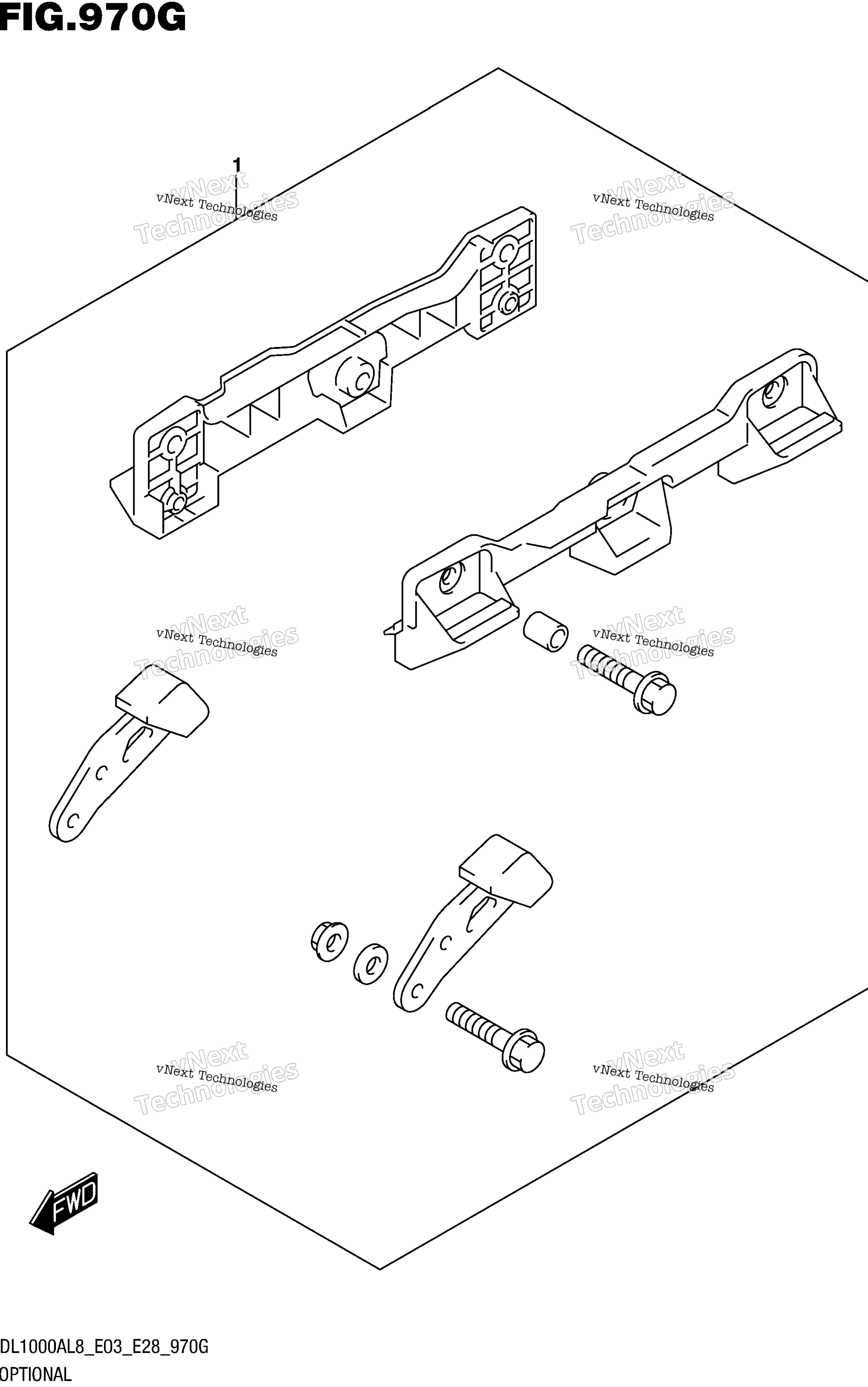 Опциональное оборудование (Side Case Bracket Set)