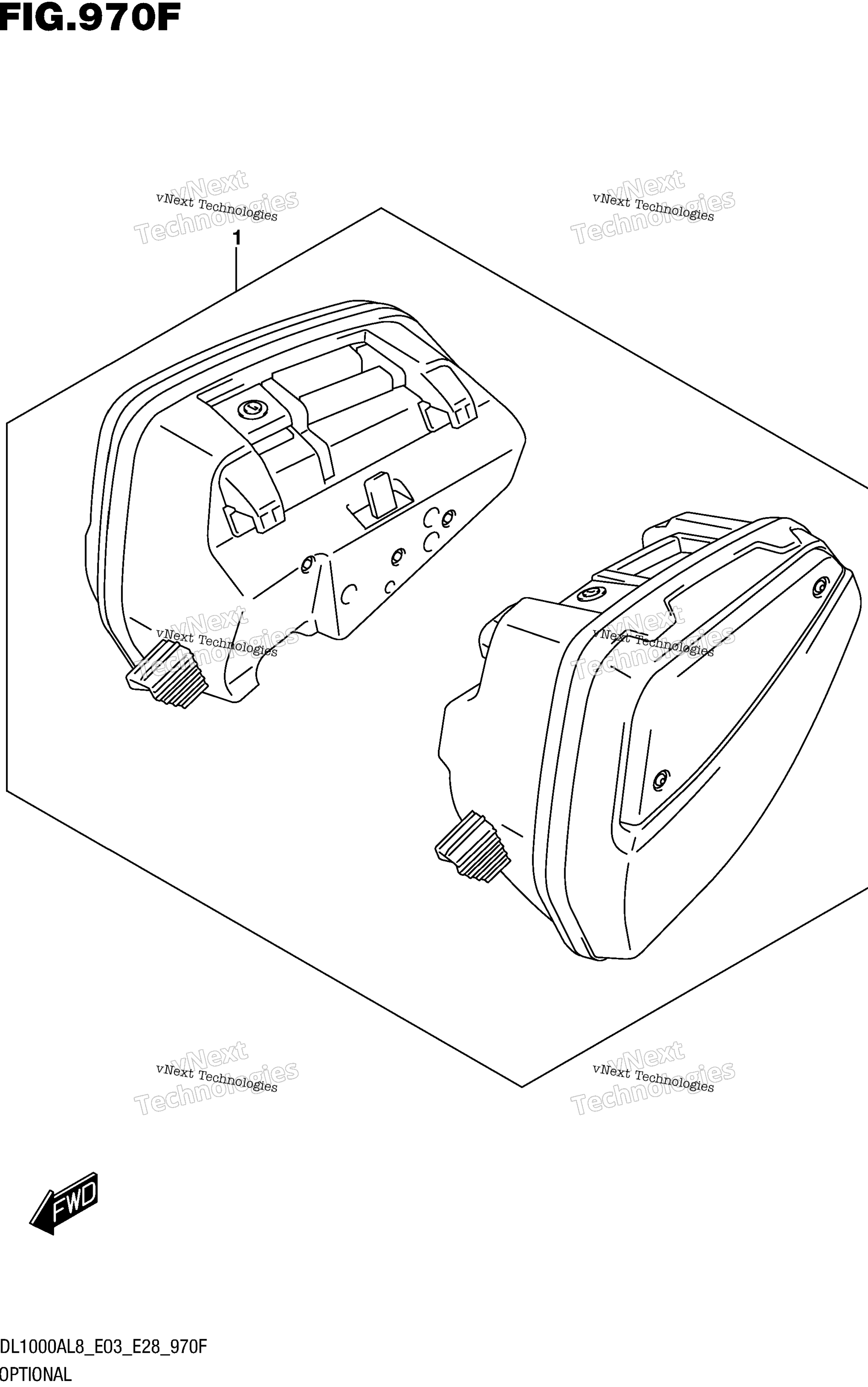Опциональное оборудование (Side Case Set)