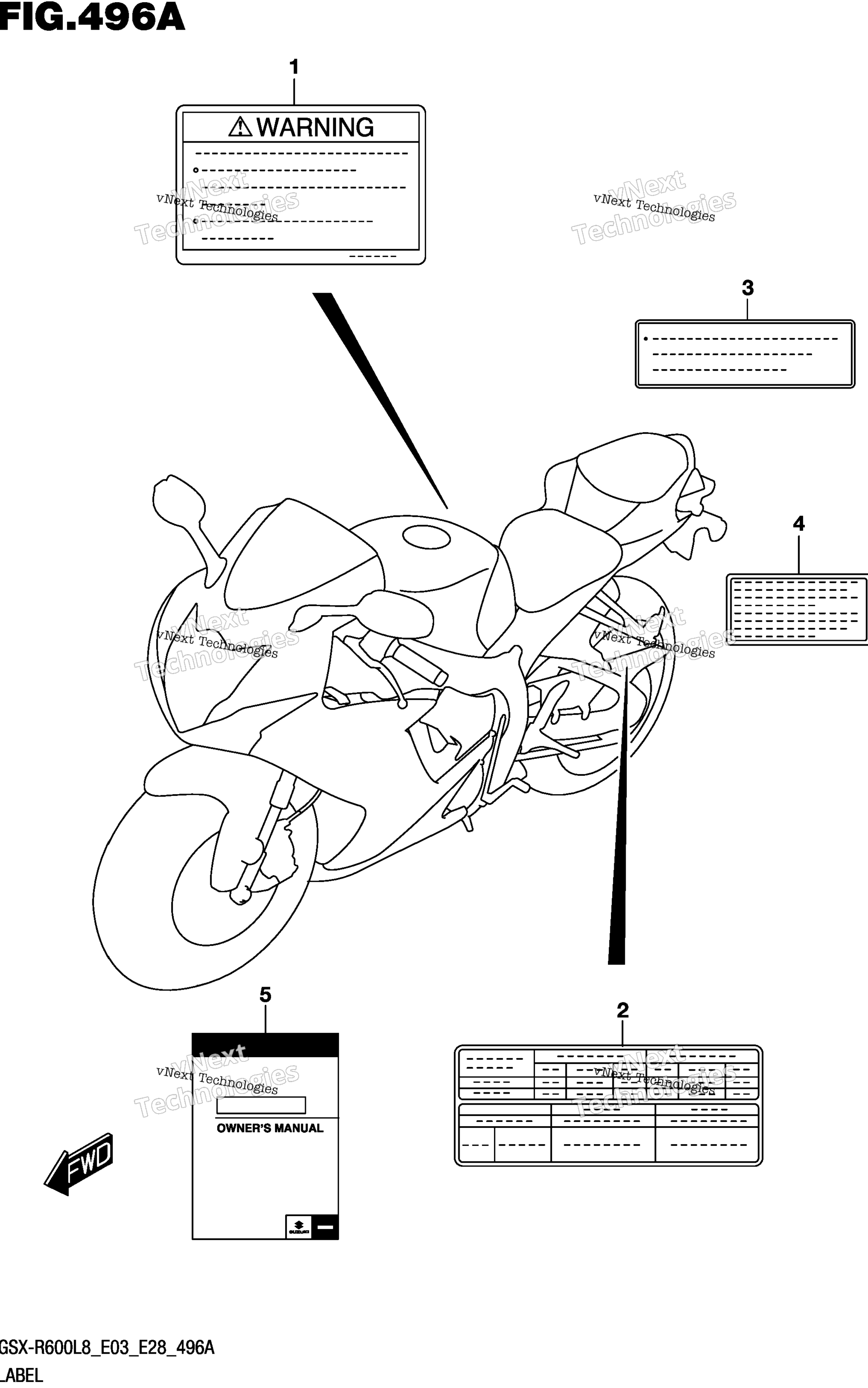 Шильдик (Gsx-R600l8 E03)
