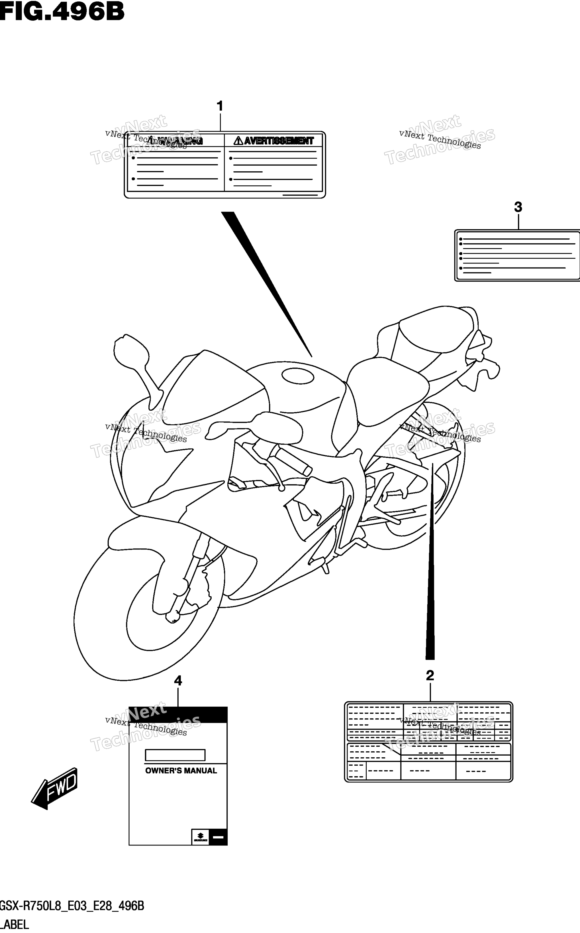 Шильдик (Gsx-R750l8 E28)