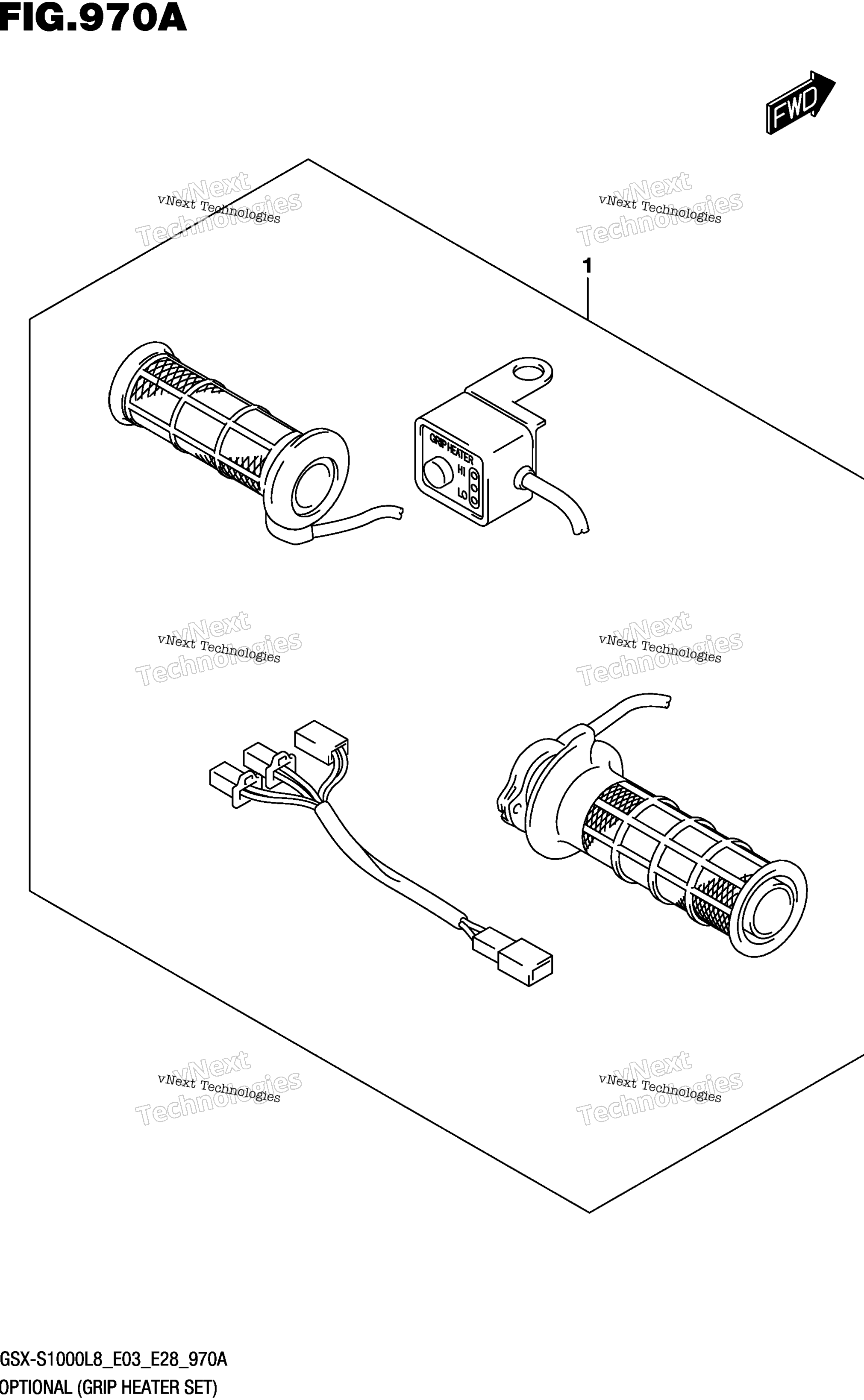 Опциональное оборудование (Grip Heater Set)